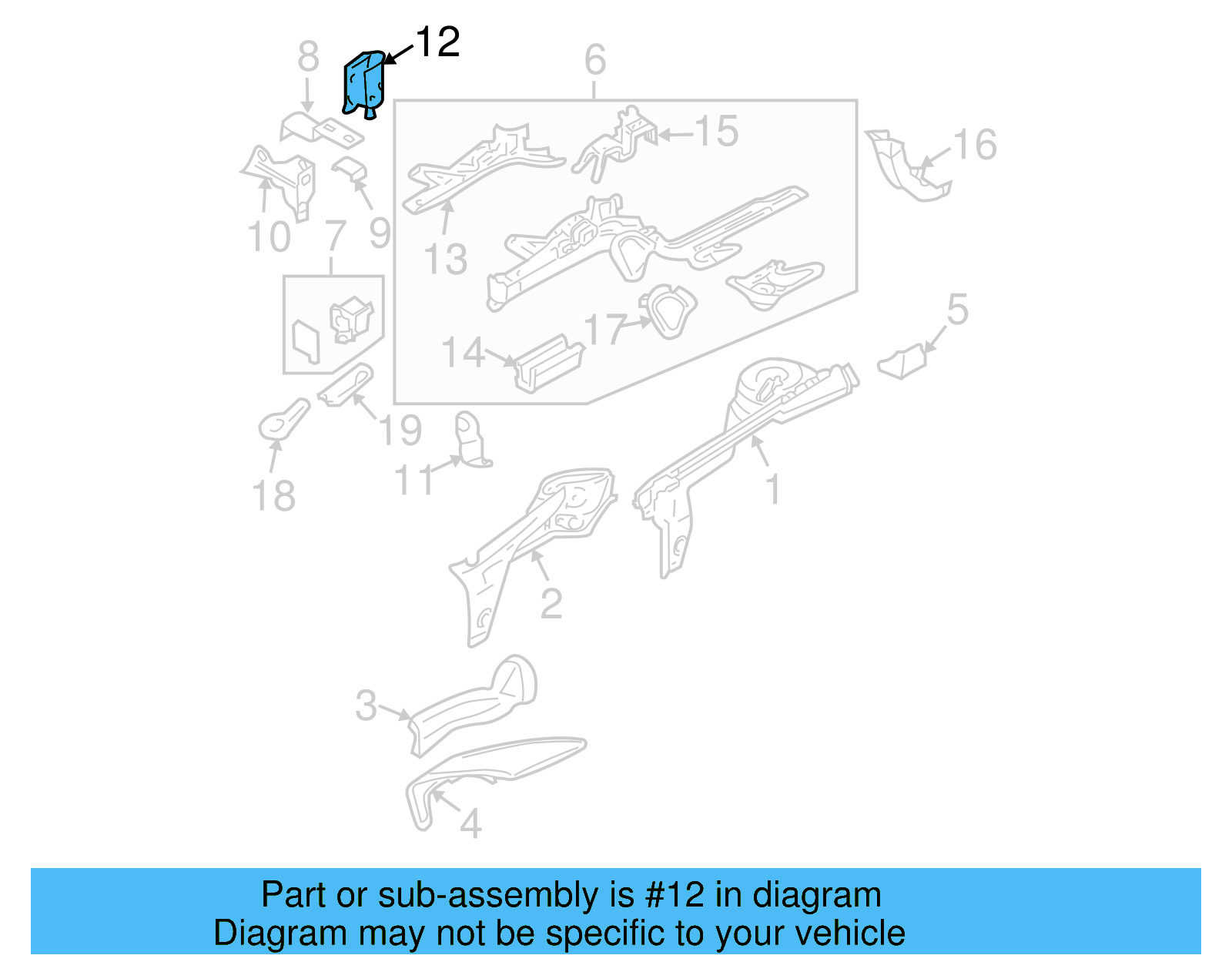Support 1C0-806-592-L - View 4