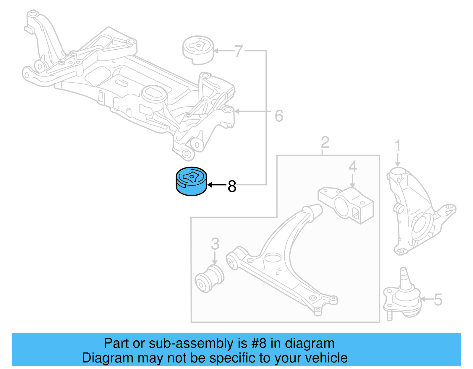 Lower Insulator 3C0-199-867-C - View 4