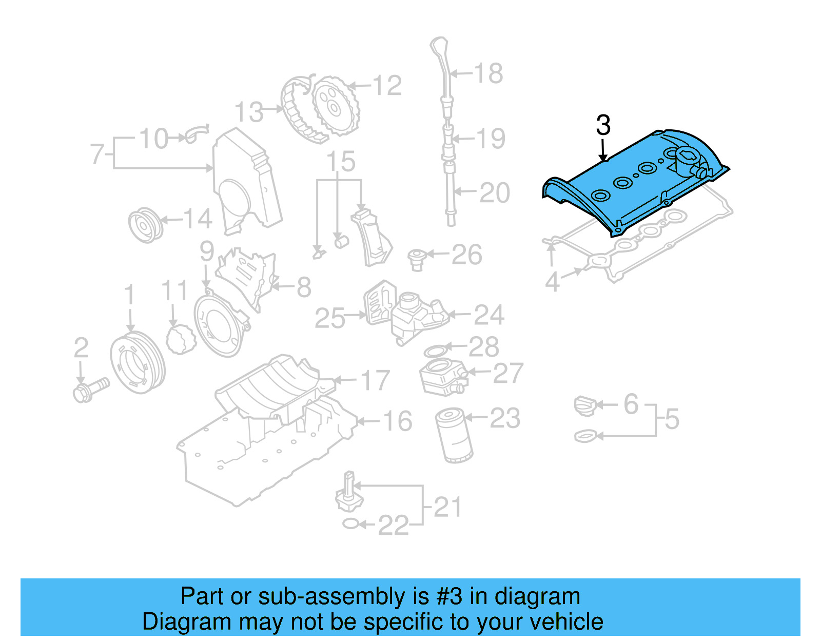 Valve Cover 06A-103-469-AR