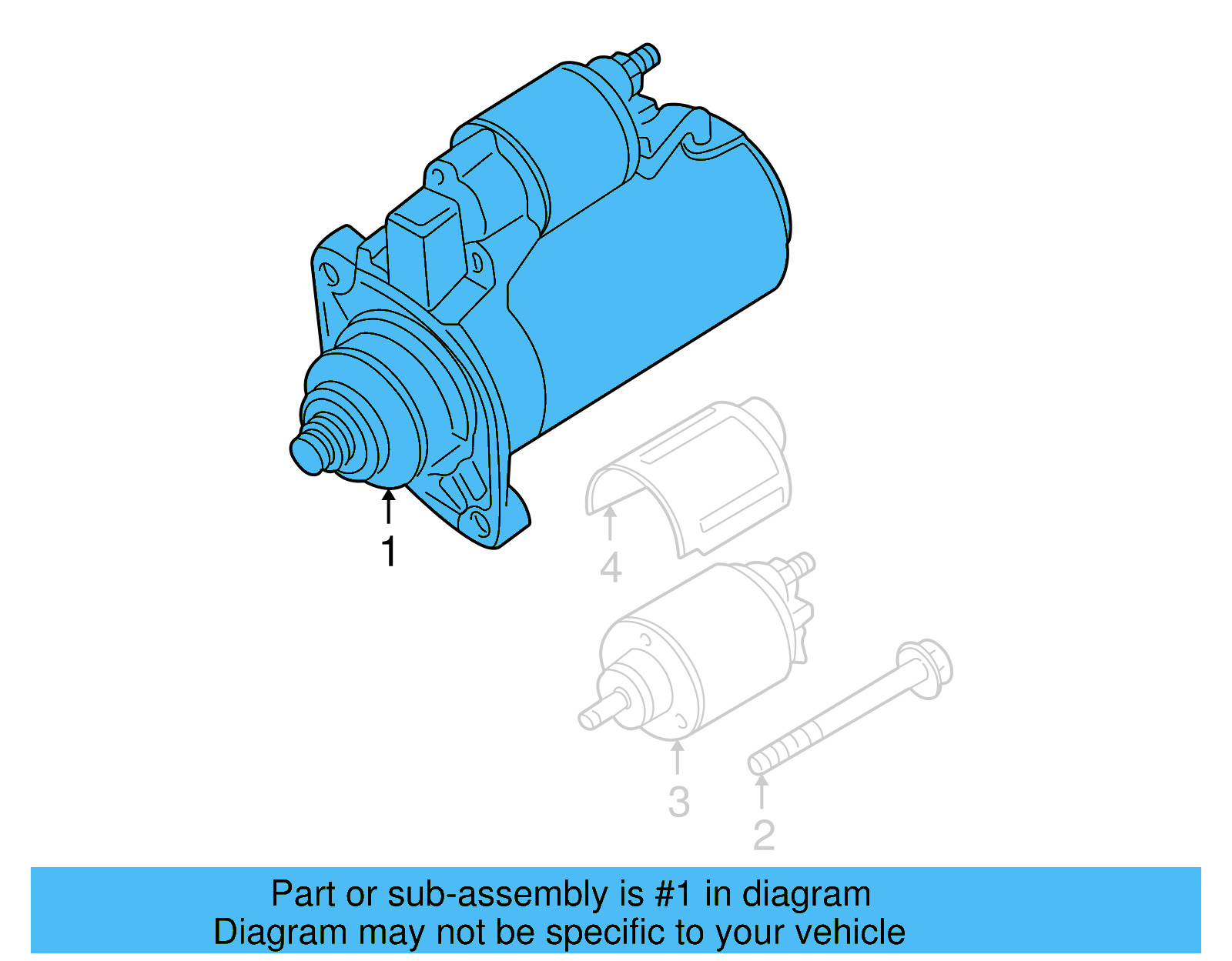 Starter Motor 078-911-023-DX - View 6