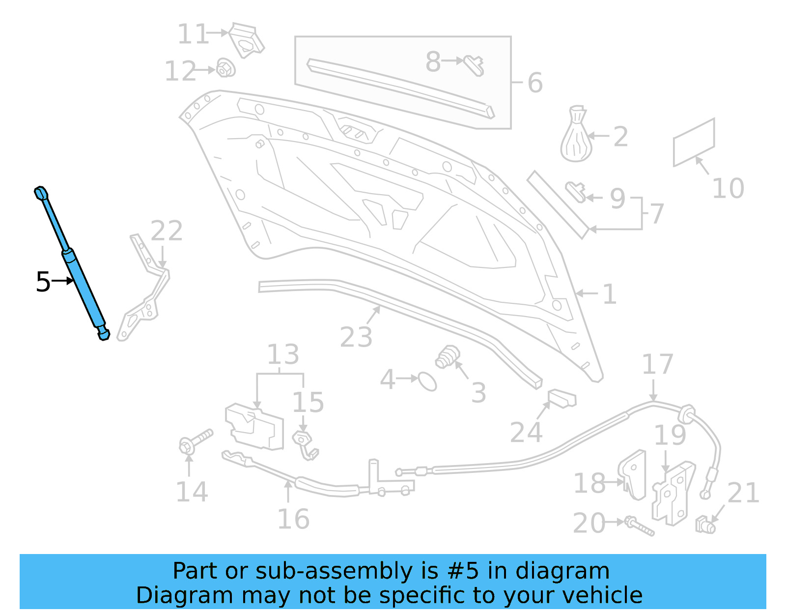 Lift Cylinder 5NA-823-359-B - View 5