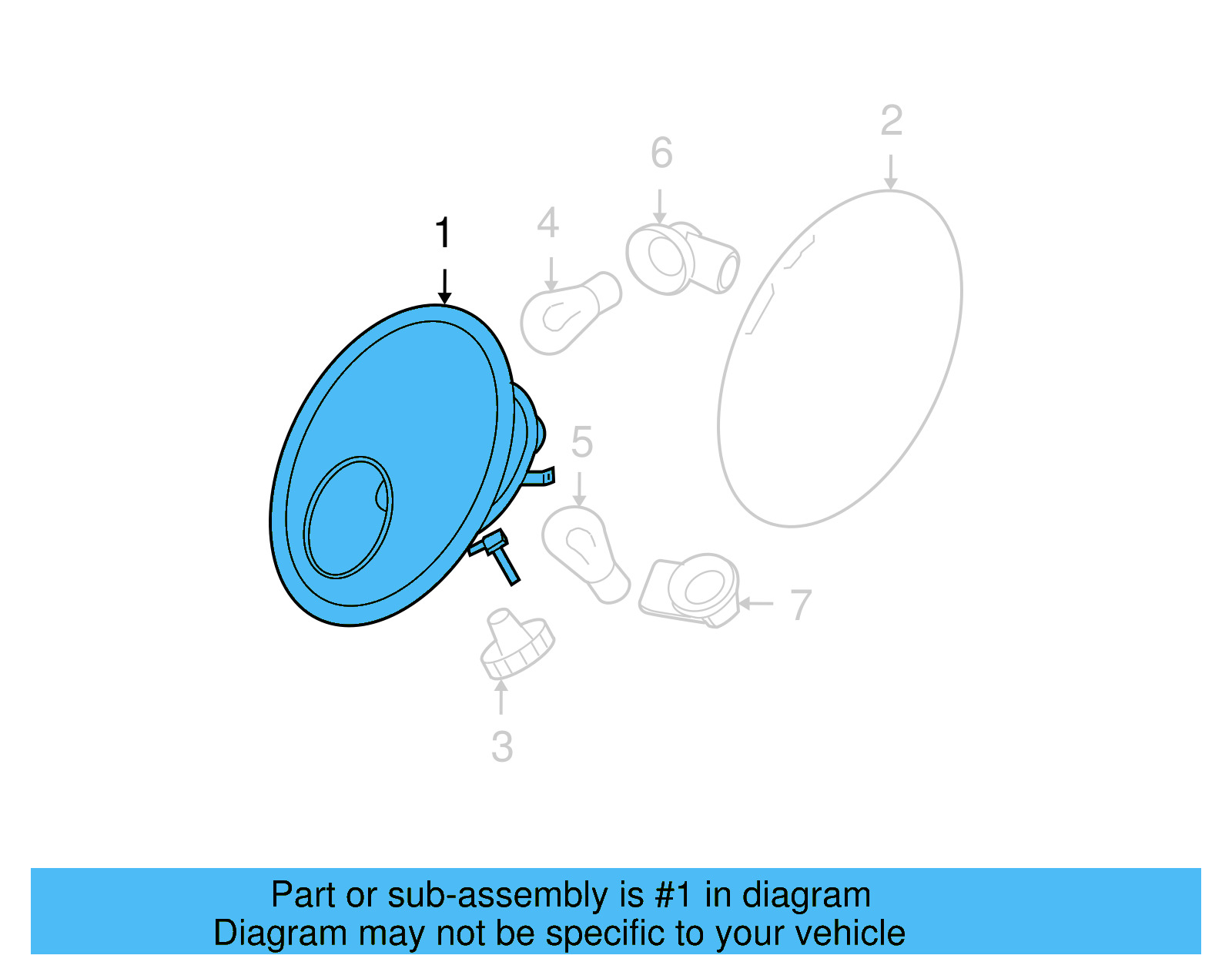 Tail Lamp Assembly 1C0-945-171-G - View 5