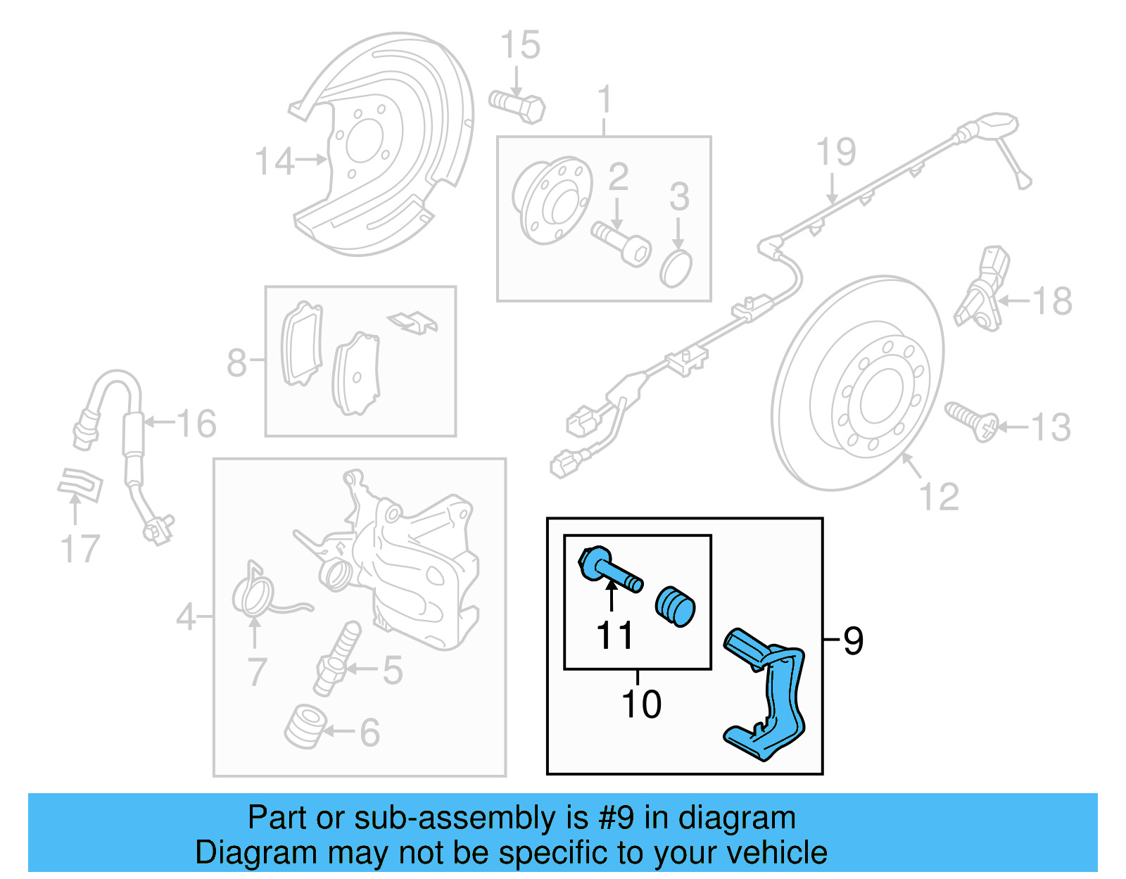 Caliper Mount 5QM-615-426-B - View 9