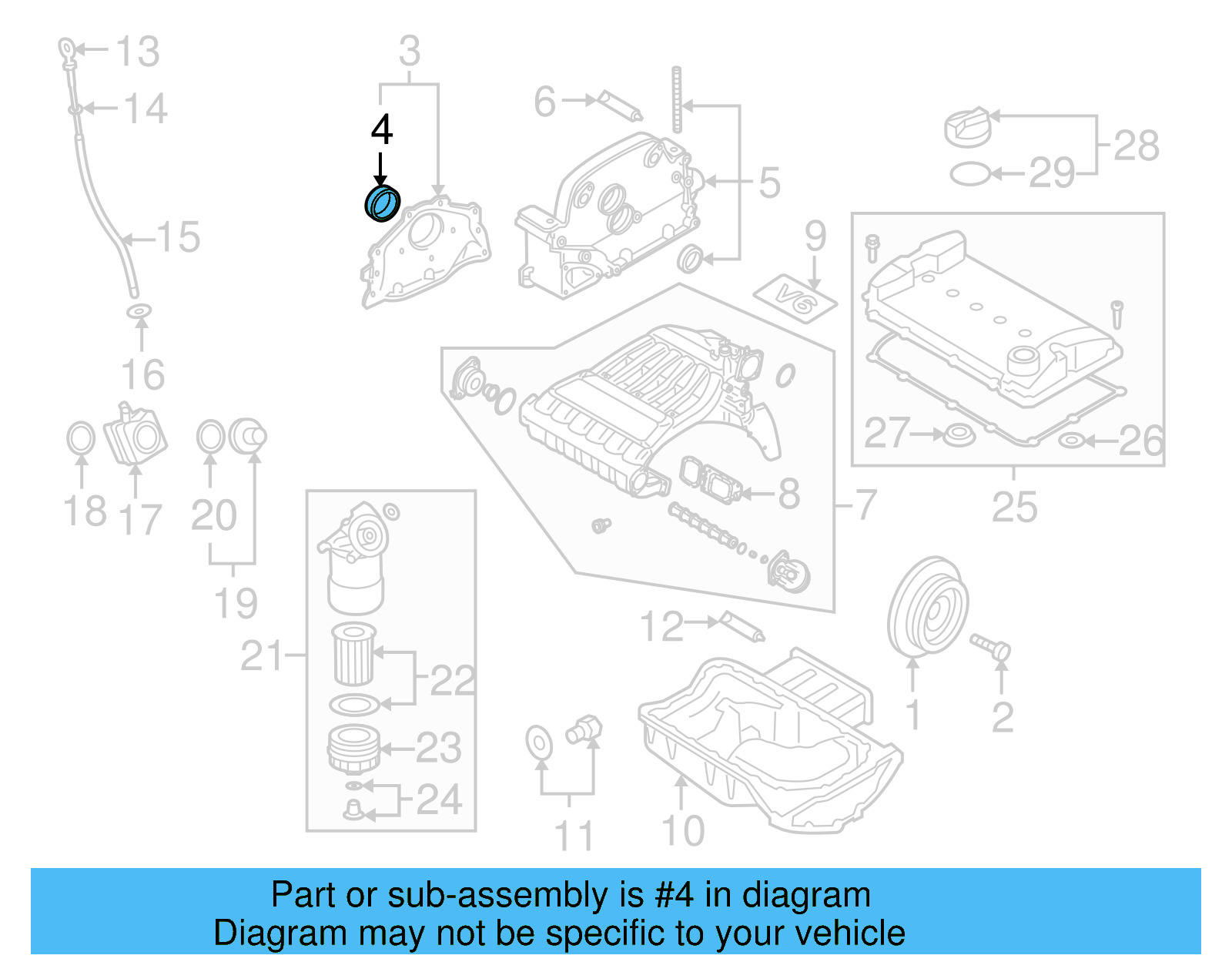 Lower Cover Seal 022-103-085 - View 4