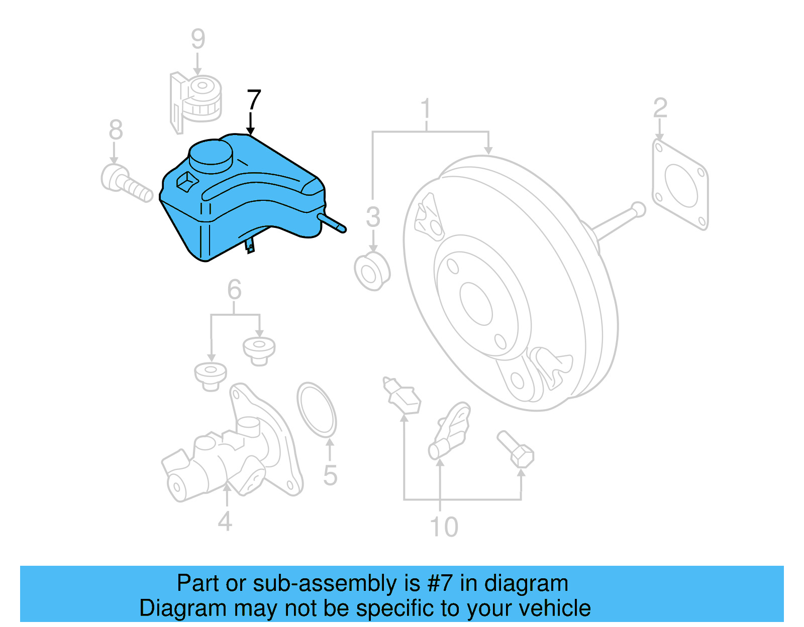 Master Cylinder Reservoir 1K1-611-301-E - View 28