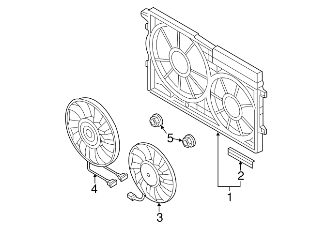 Radiator Shutter Assembly 1K0-121-223 - View 42