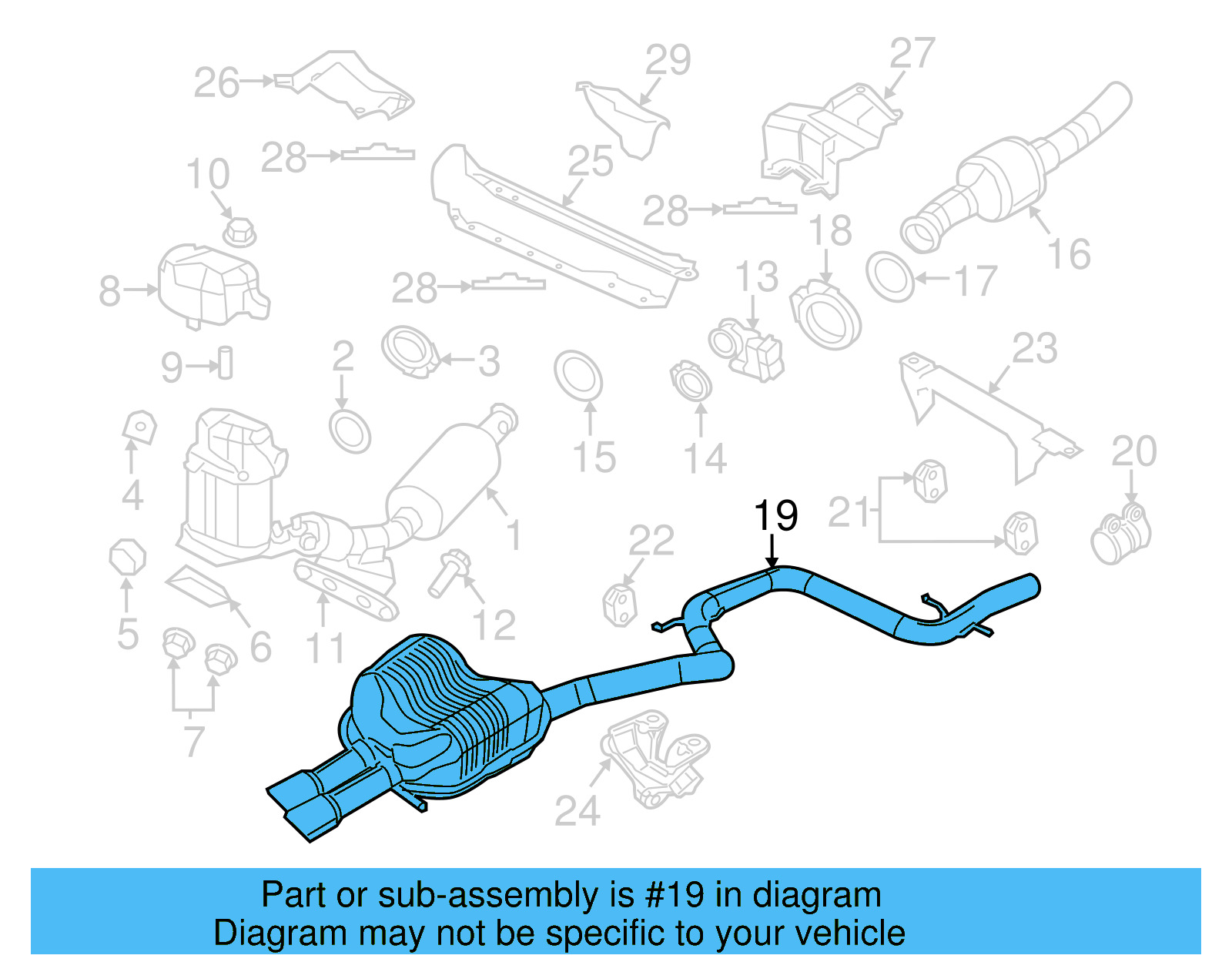 Muffler & Pipe 5C6-253-181-F - View 9