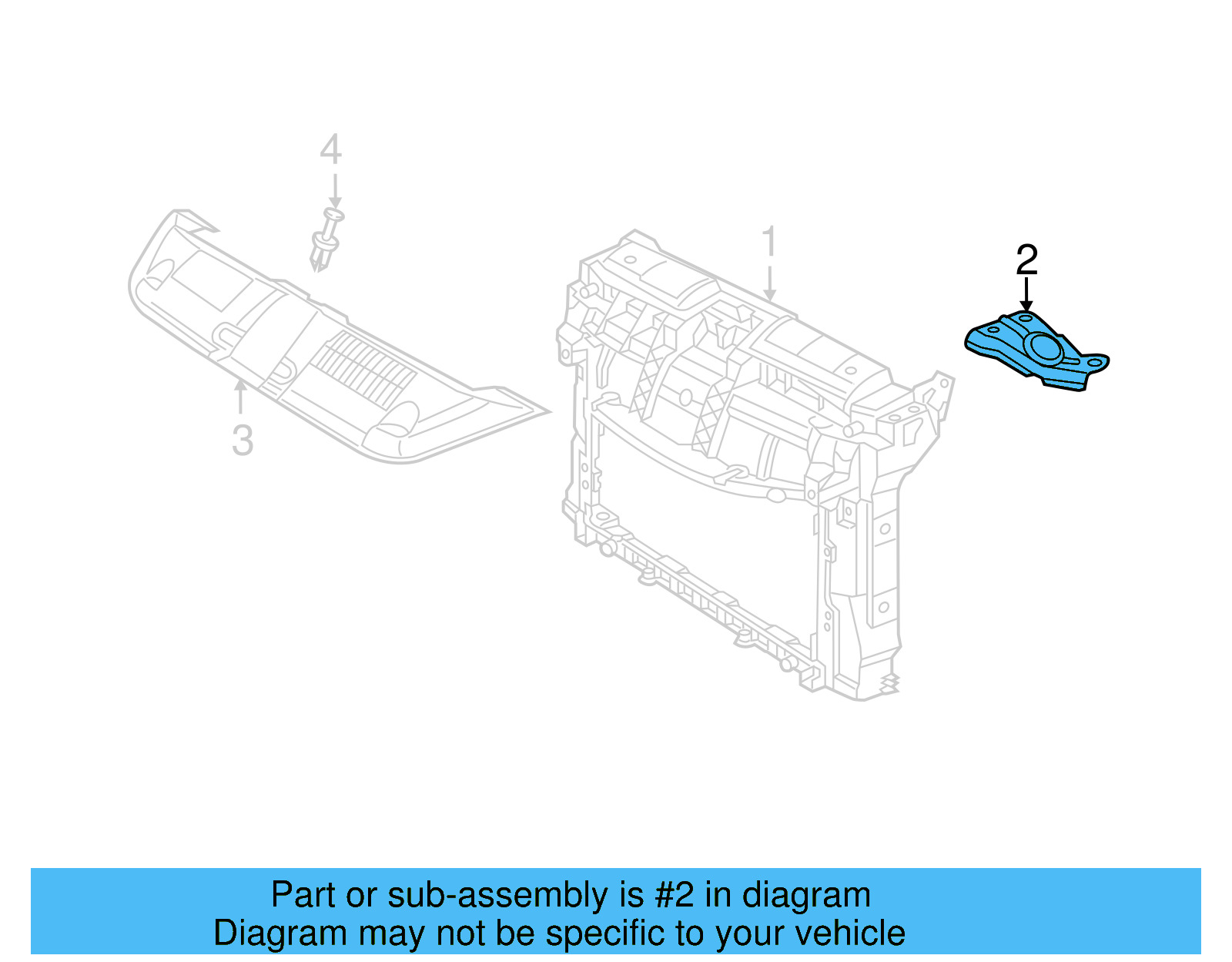 Upper Support 5C5-805-931-A - View 7