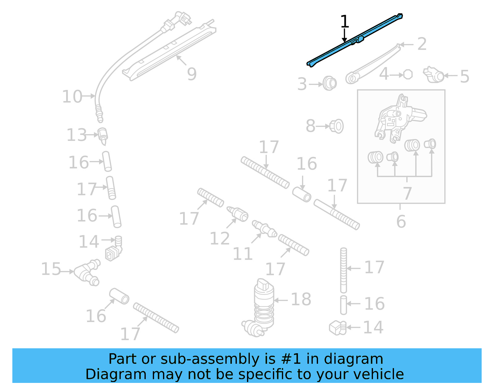 Wiper Blade 2GJ-955-427-03C - View 5