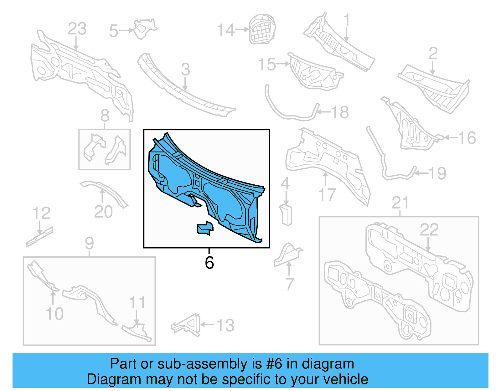 Dash Panel 7P0-803-147-A - View 9