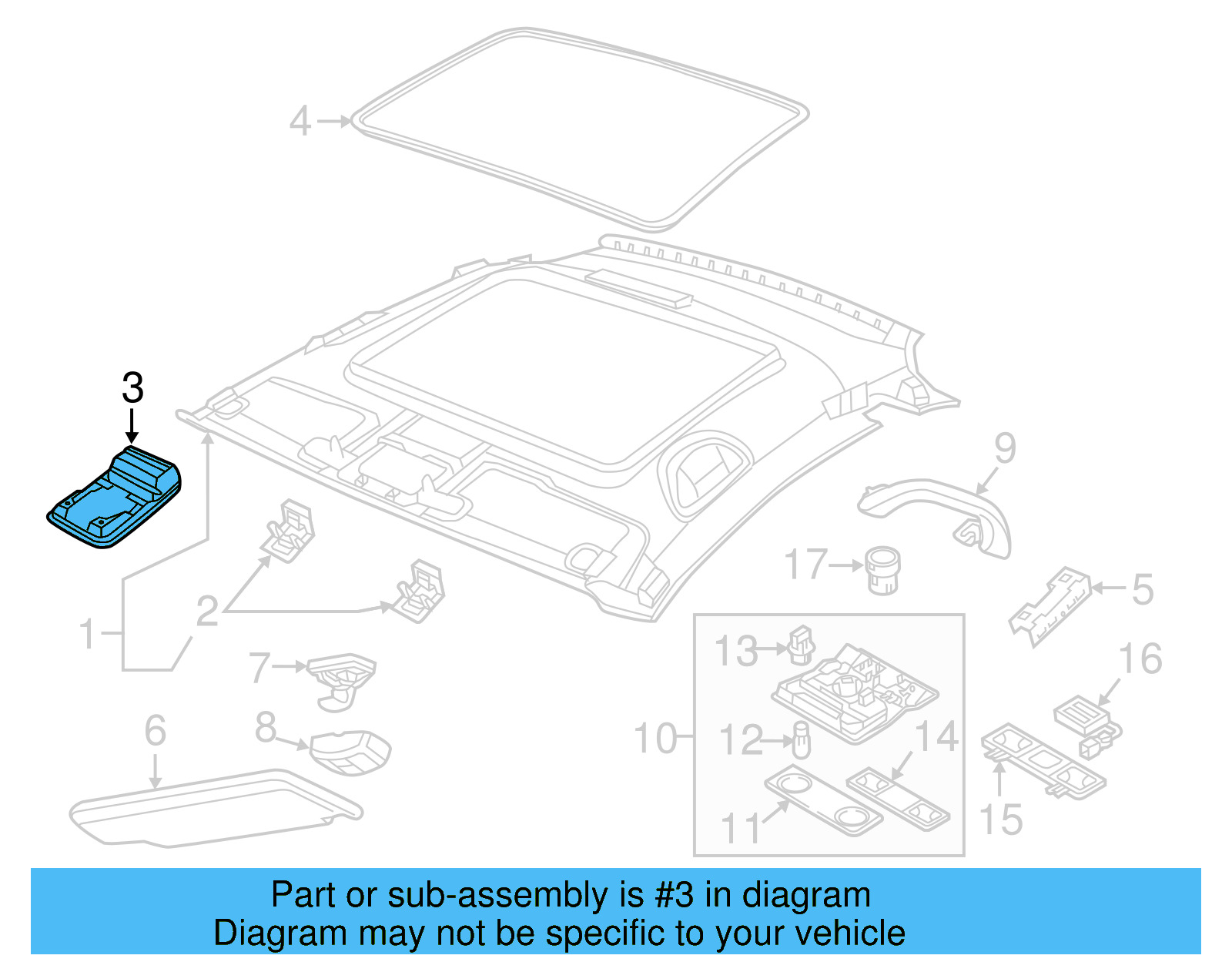 Storage Compartment 5C5-867-489-PX7 - View 7