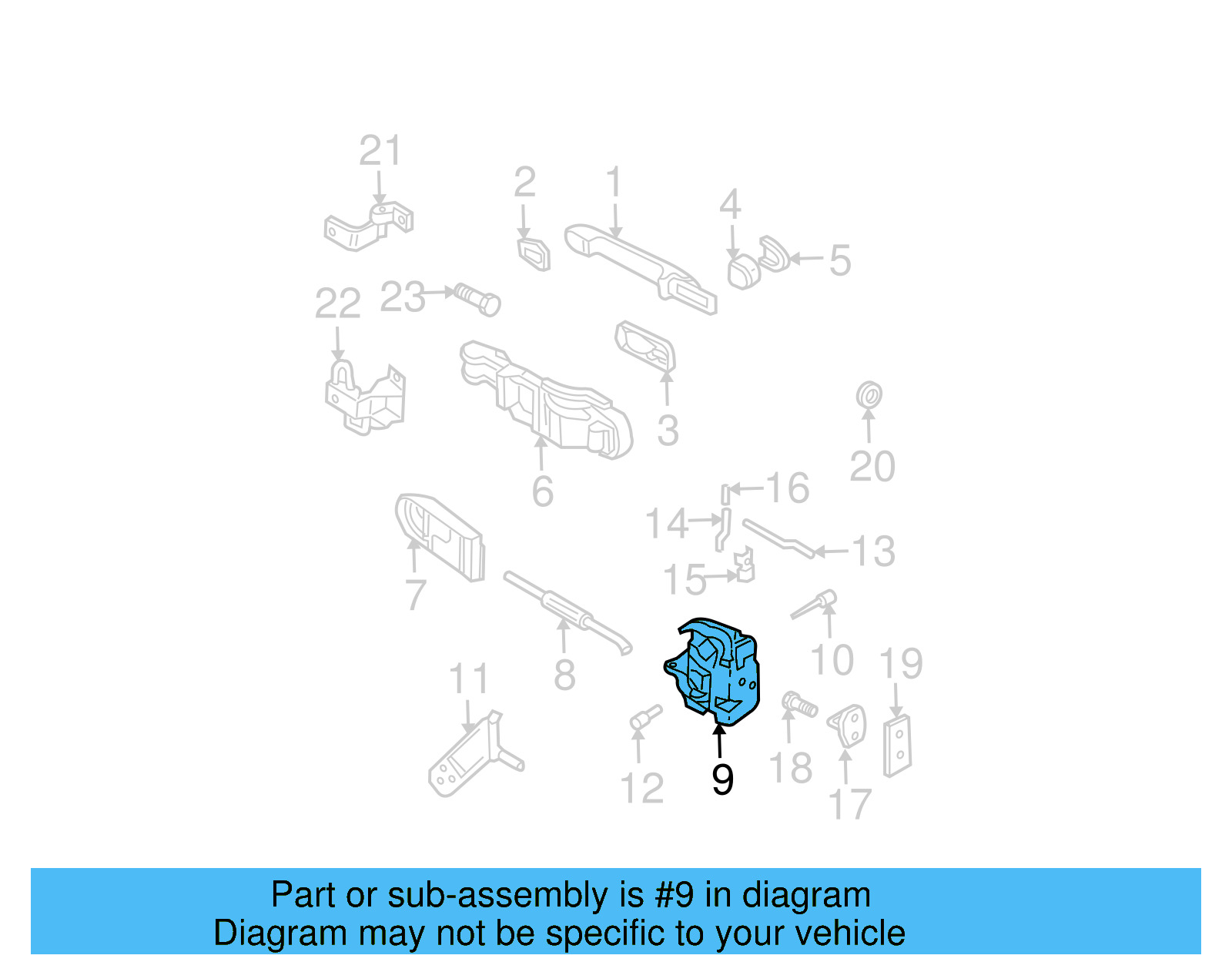 Door Lock Actuator Motor 3B4-839-015-AM - View 16