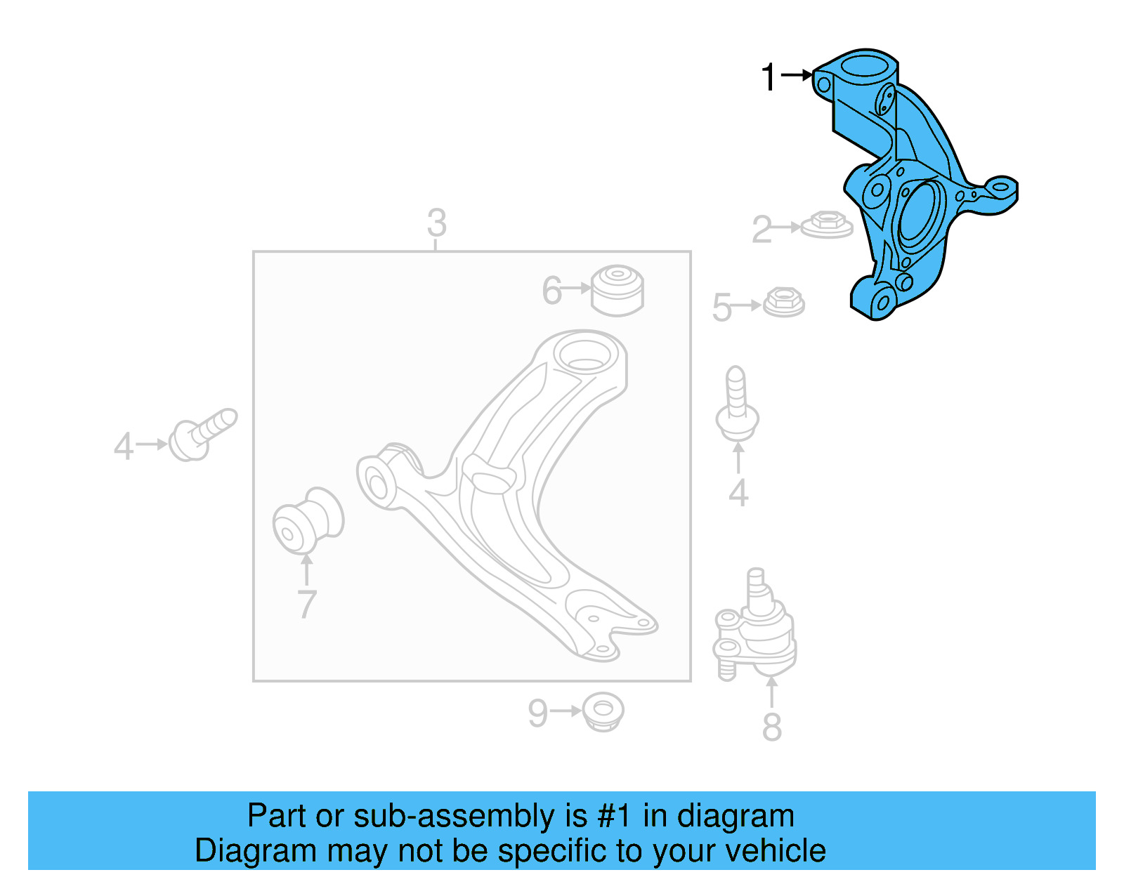 Knuckle 5QM-407-254 - View 7