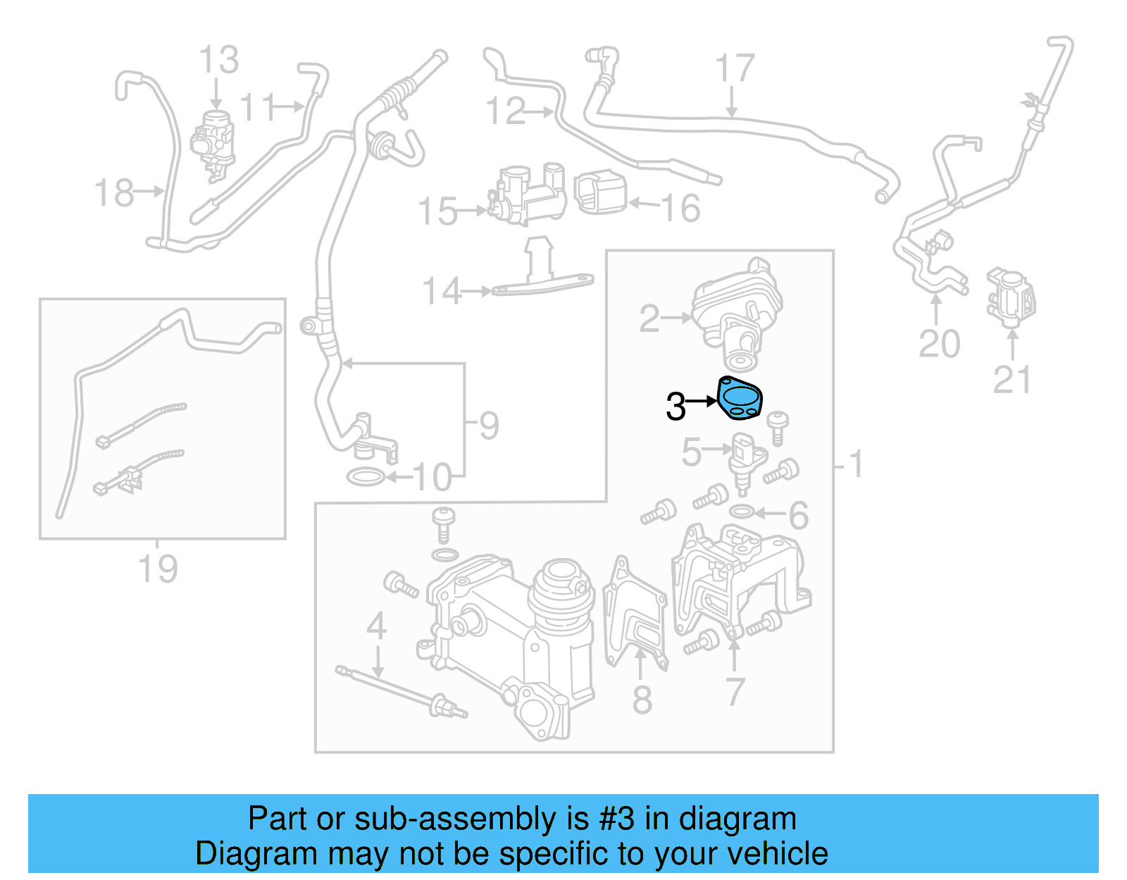 Egr Valve Gasket 059-131-120-B - View 8