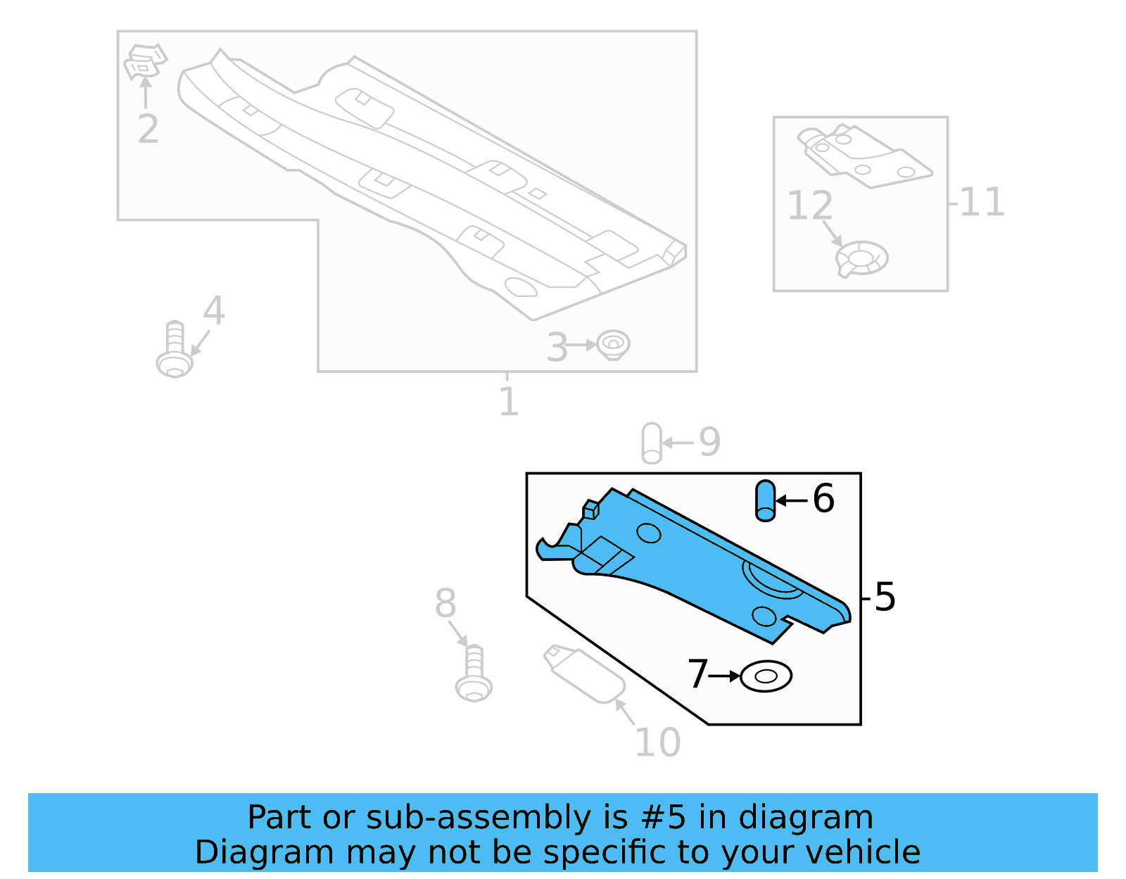 Rear Shield 3QF-825-102 - View 4