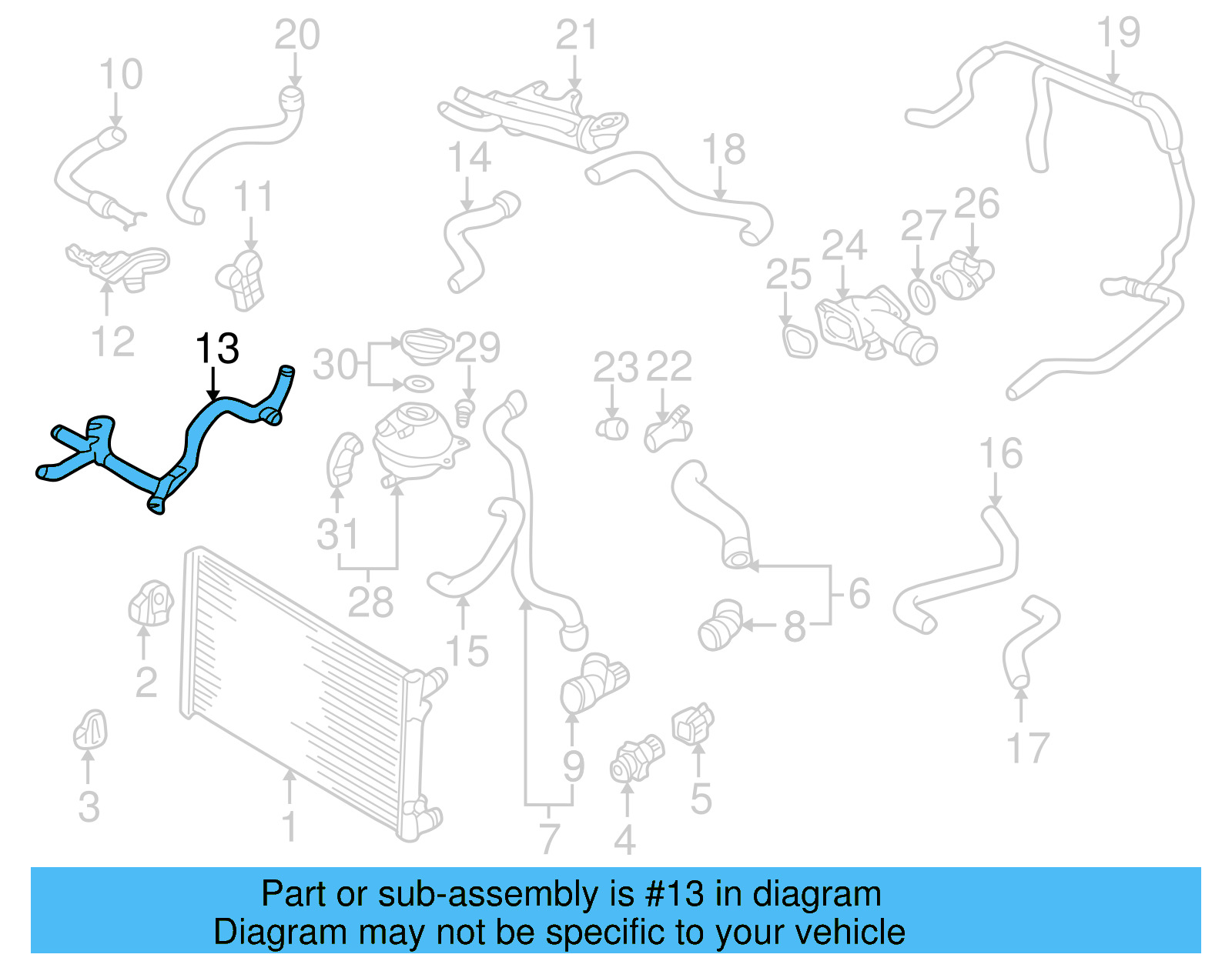 Water Pipe 038-121-065-AN - View 9