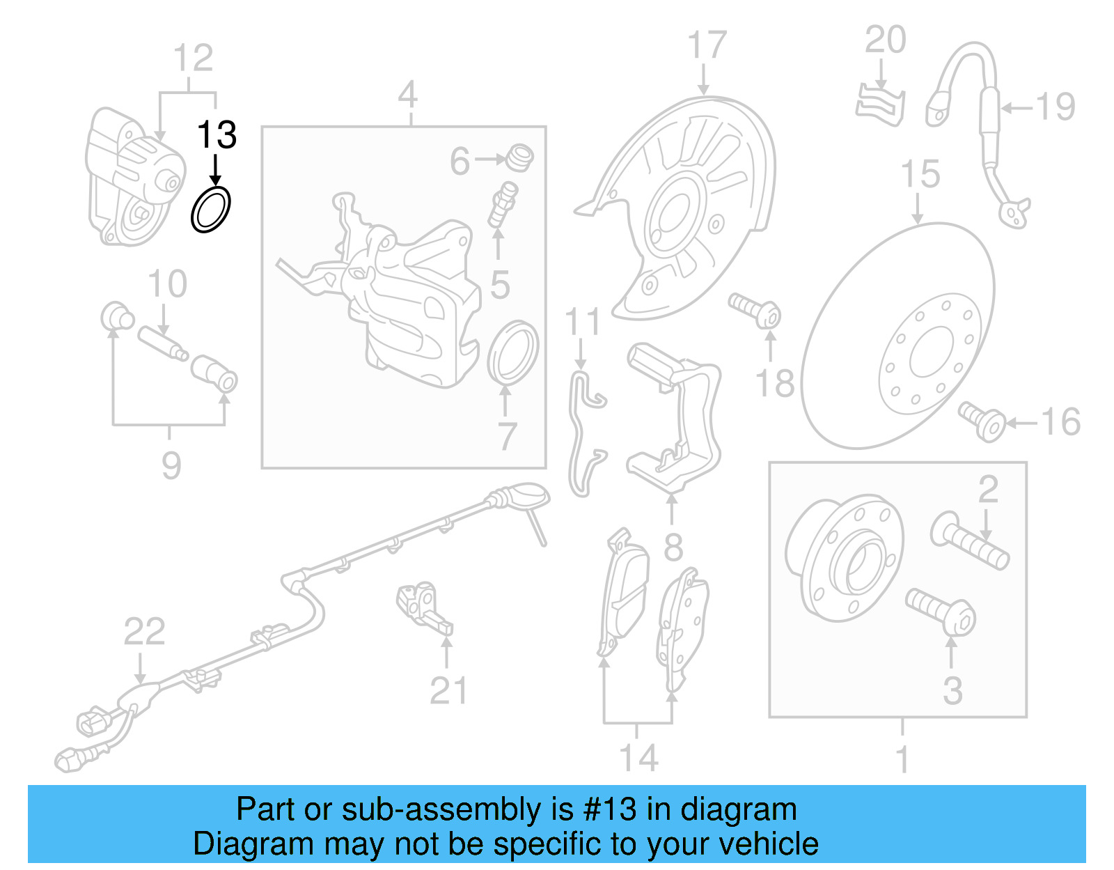 Motor Hardware Kit 5Q0-698-365 - View 13