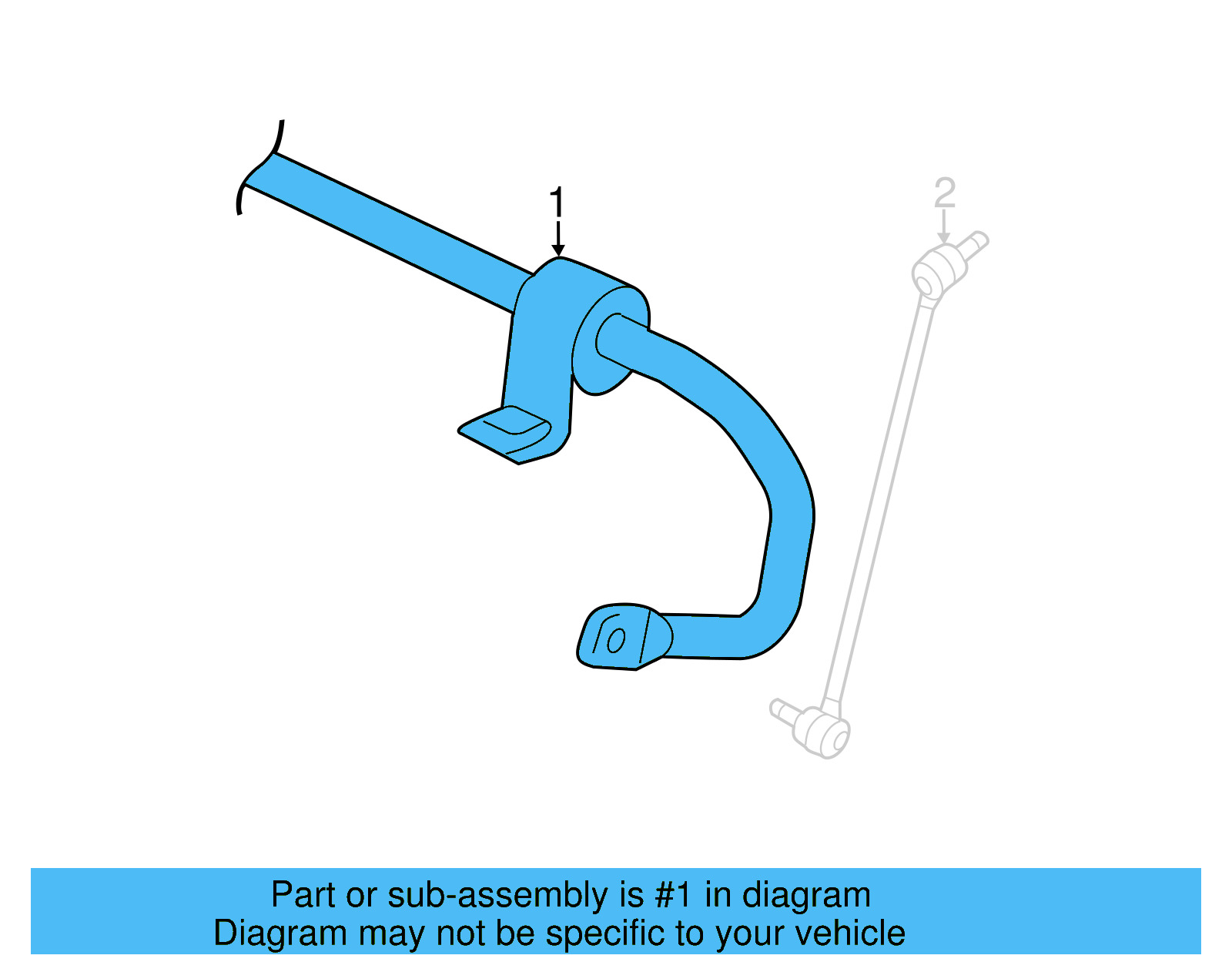 Stabilizer Bar 5C0-411-303-A - View 6