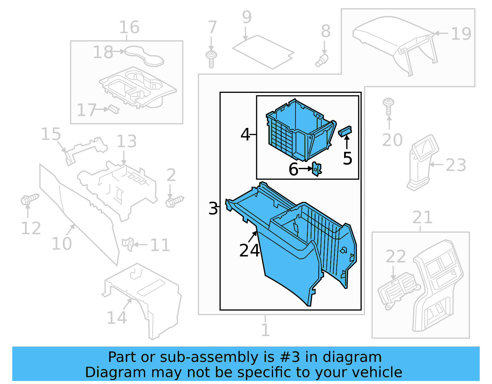 Console Assembly 3CN-863-242-ZA2 - View 7