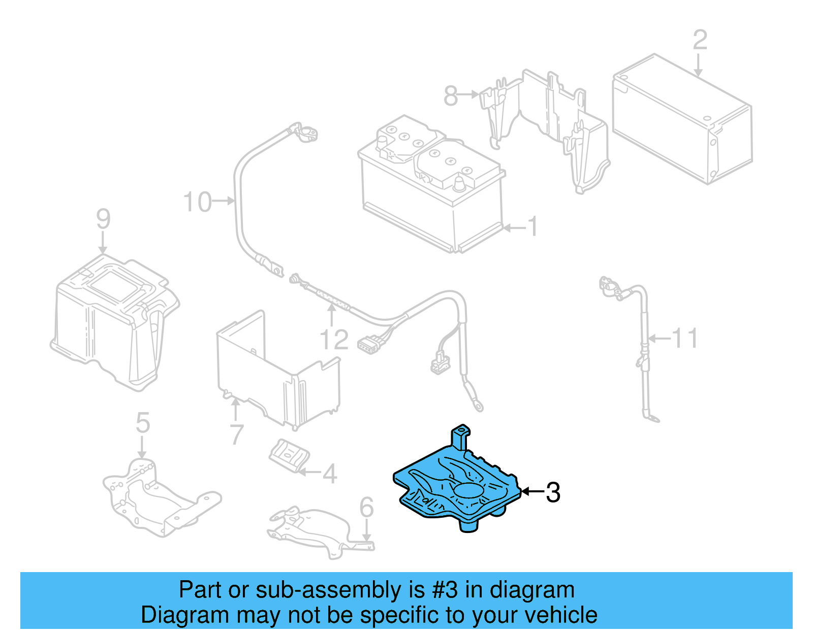 Tray 1J0-915-333-A - View 5