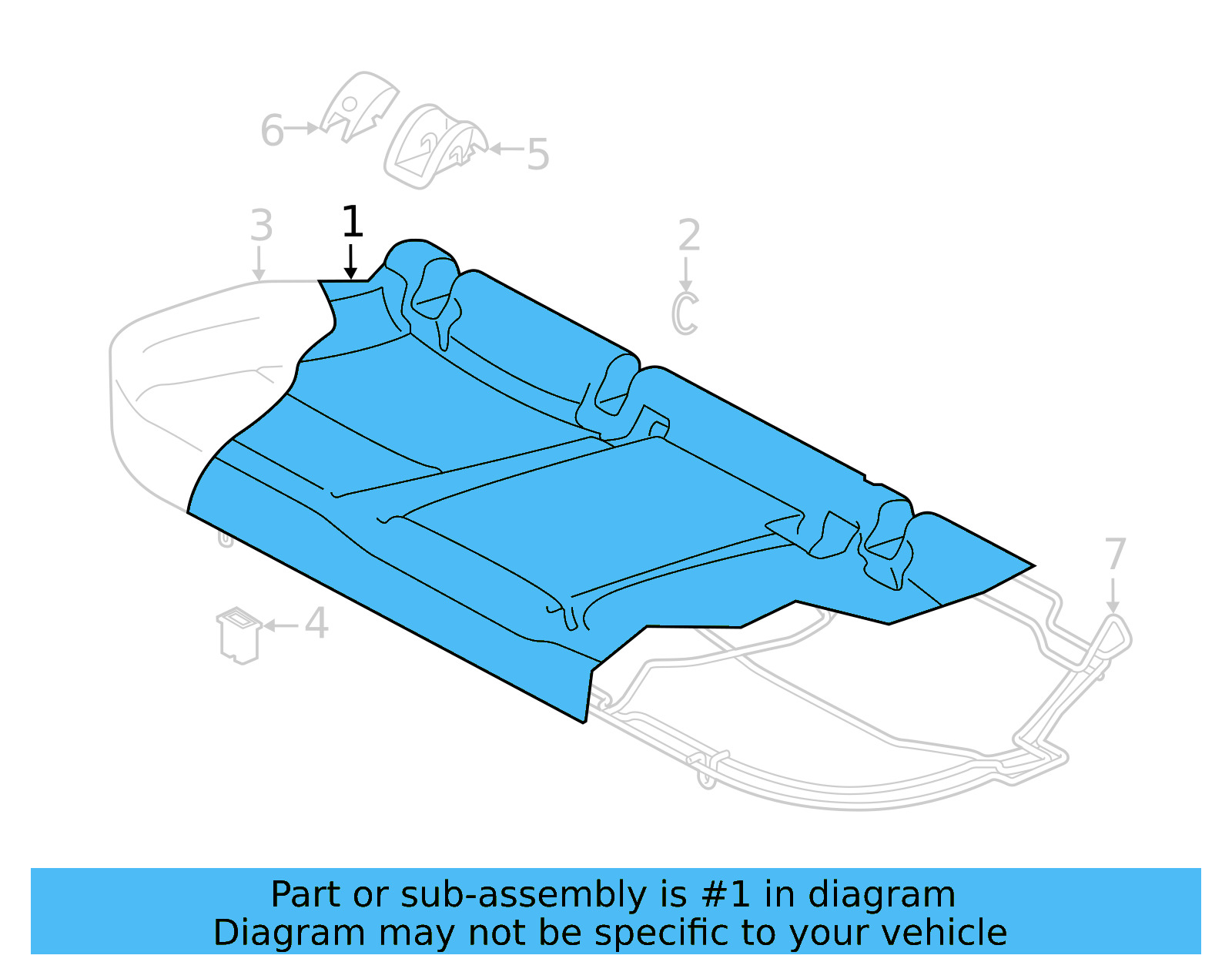 Seat Cover 3G8-885-405-H-RCQ - View 4