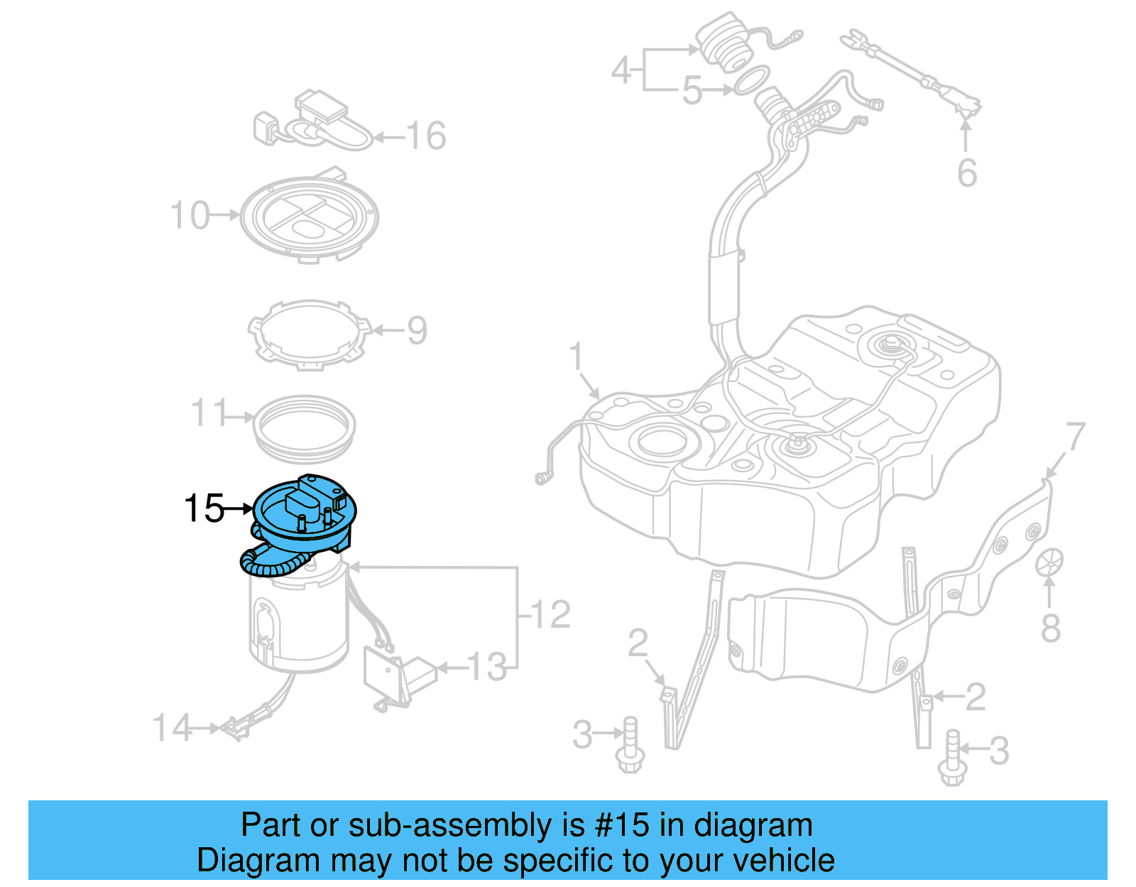 Fuel Filter 3C0-919-679-A - View 15