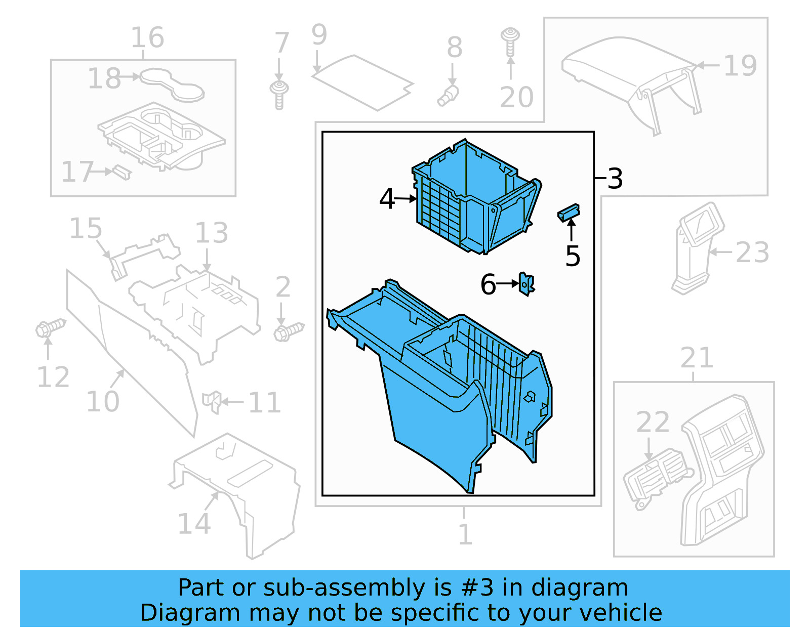 Console Assembly 3CN-863-242-A-ZA2 - View 13