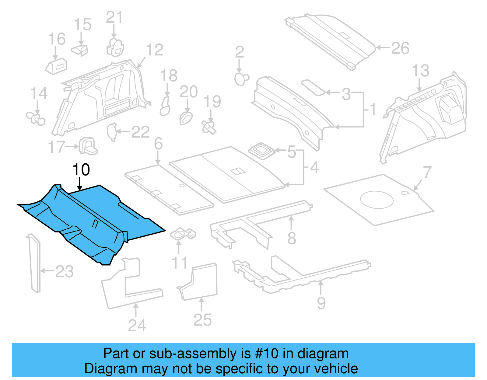 Floor Carpet 1K9-863-946-4ES - View 5