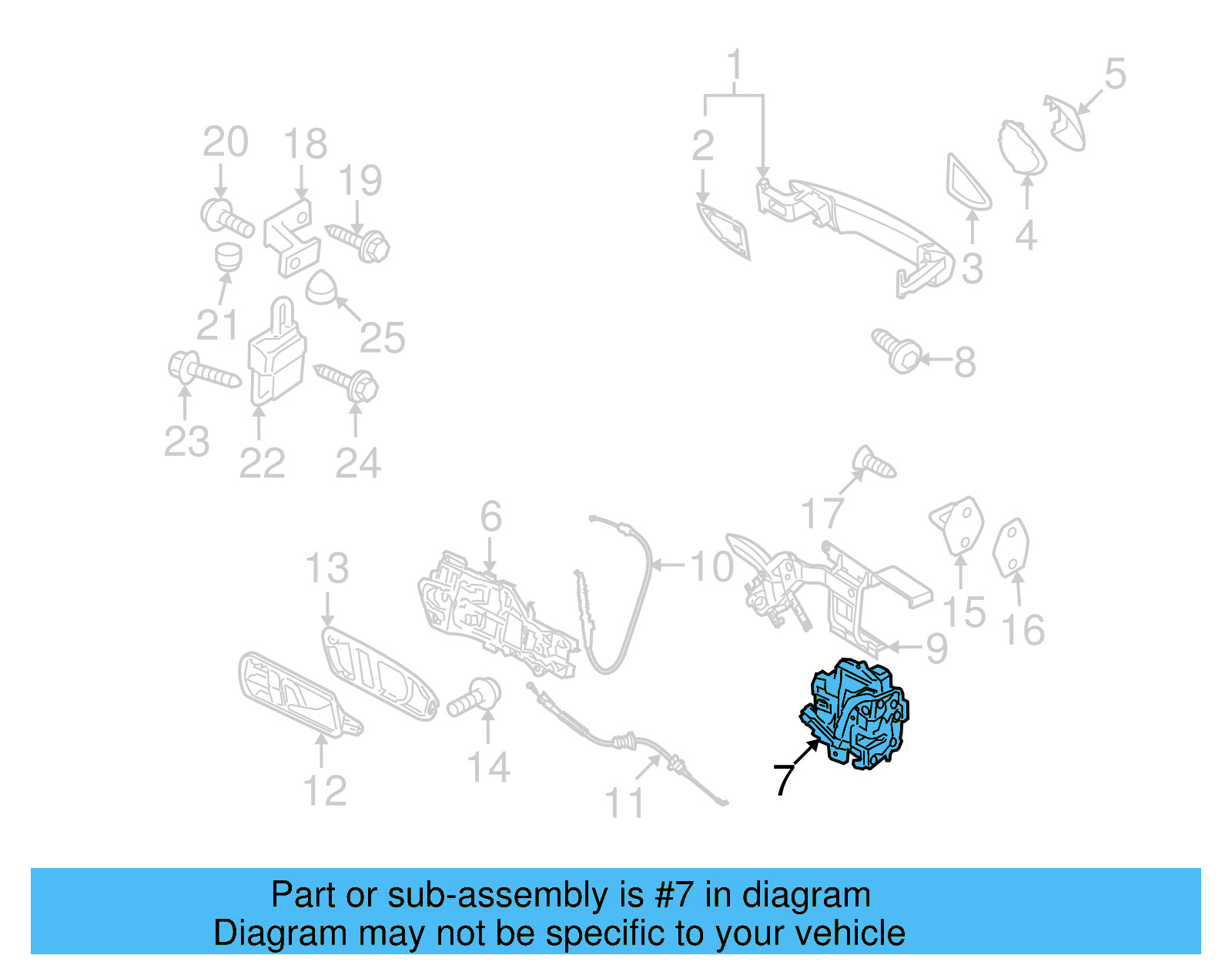Lock Actuator 5N0-839-015-E - View 20