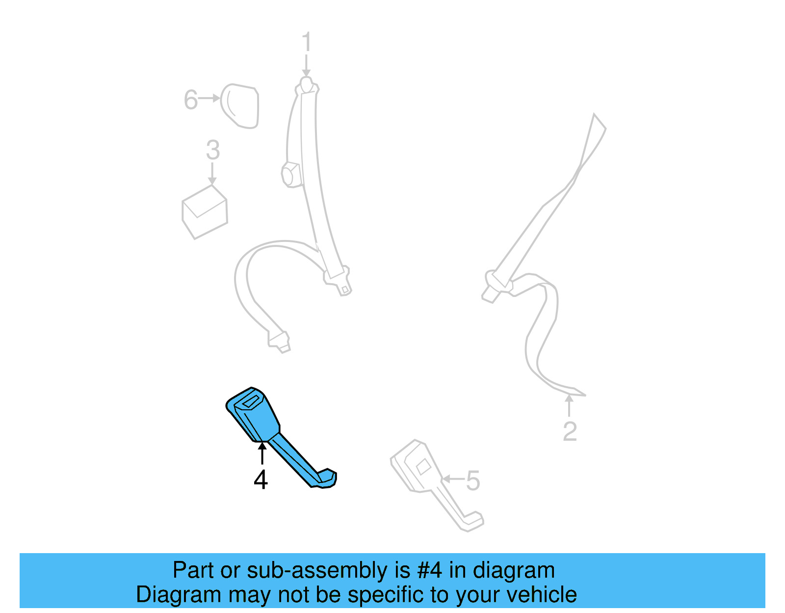 Buckle 1C0-858-494-C-FCN - View 6