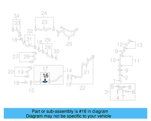 Engine Coolant Pipe 1K0-121-070-J - View 8