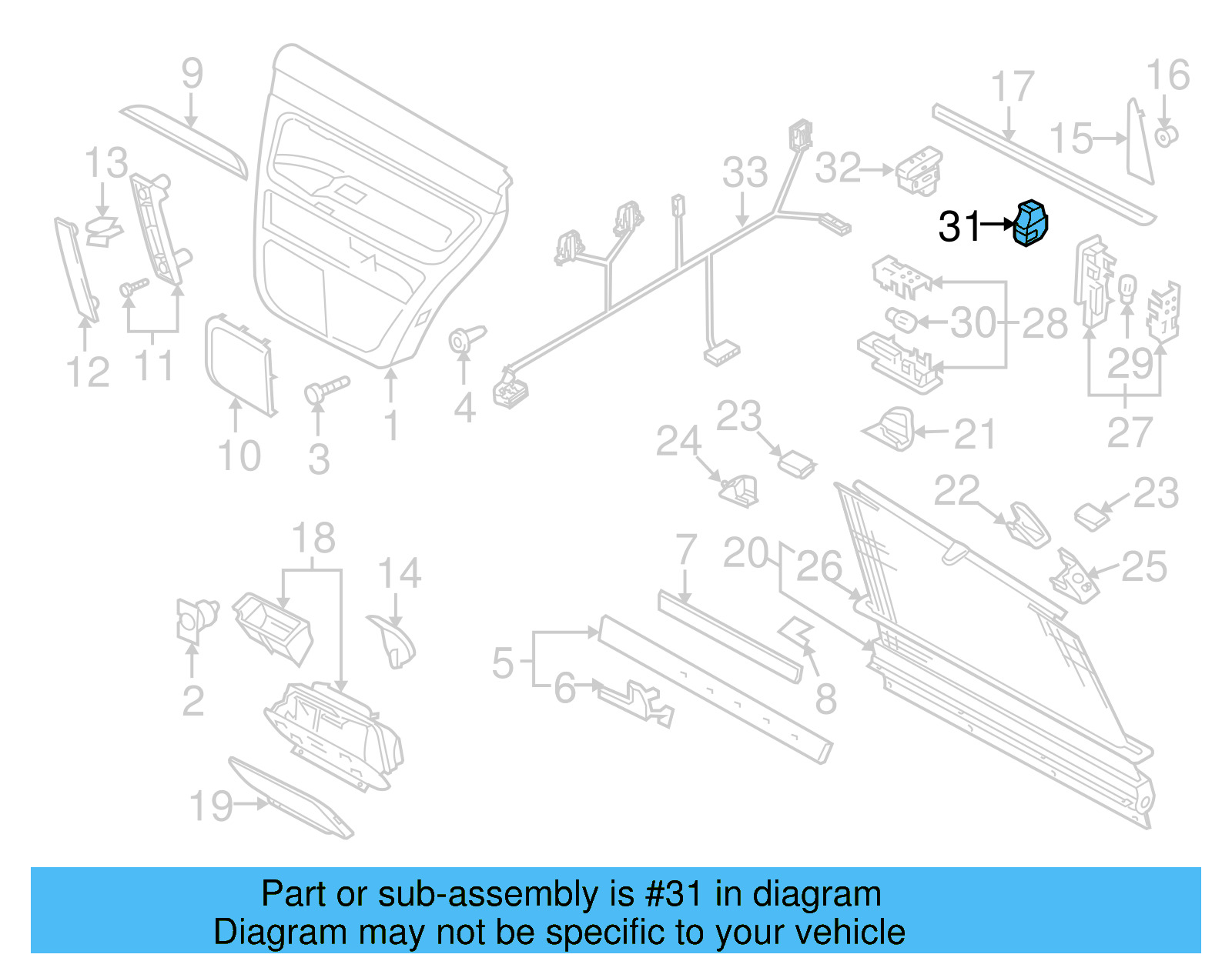 Window Switch 7L6-959-855-C-REH - View 13