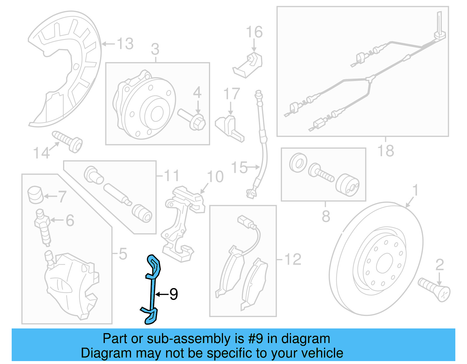 Retainer Spring 4F0-615-269 - View 16