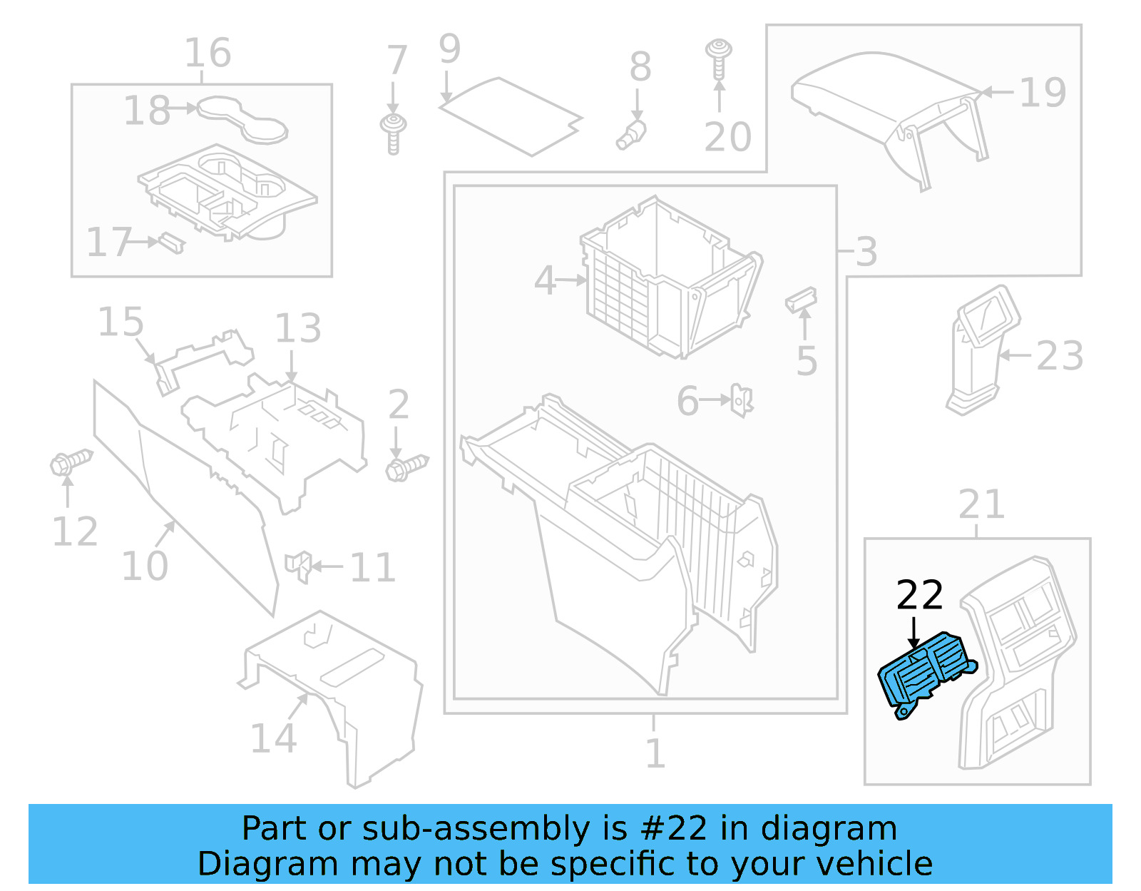 Air Vent 3CN-819-203-B-9B9 - View 9
