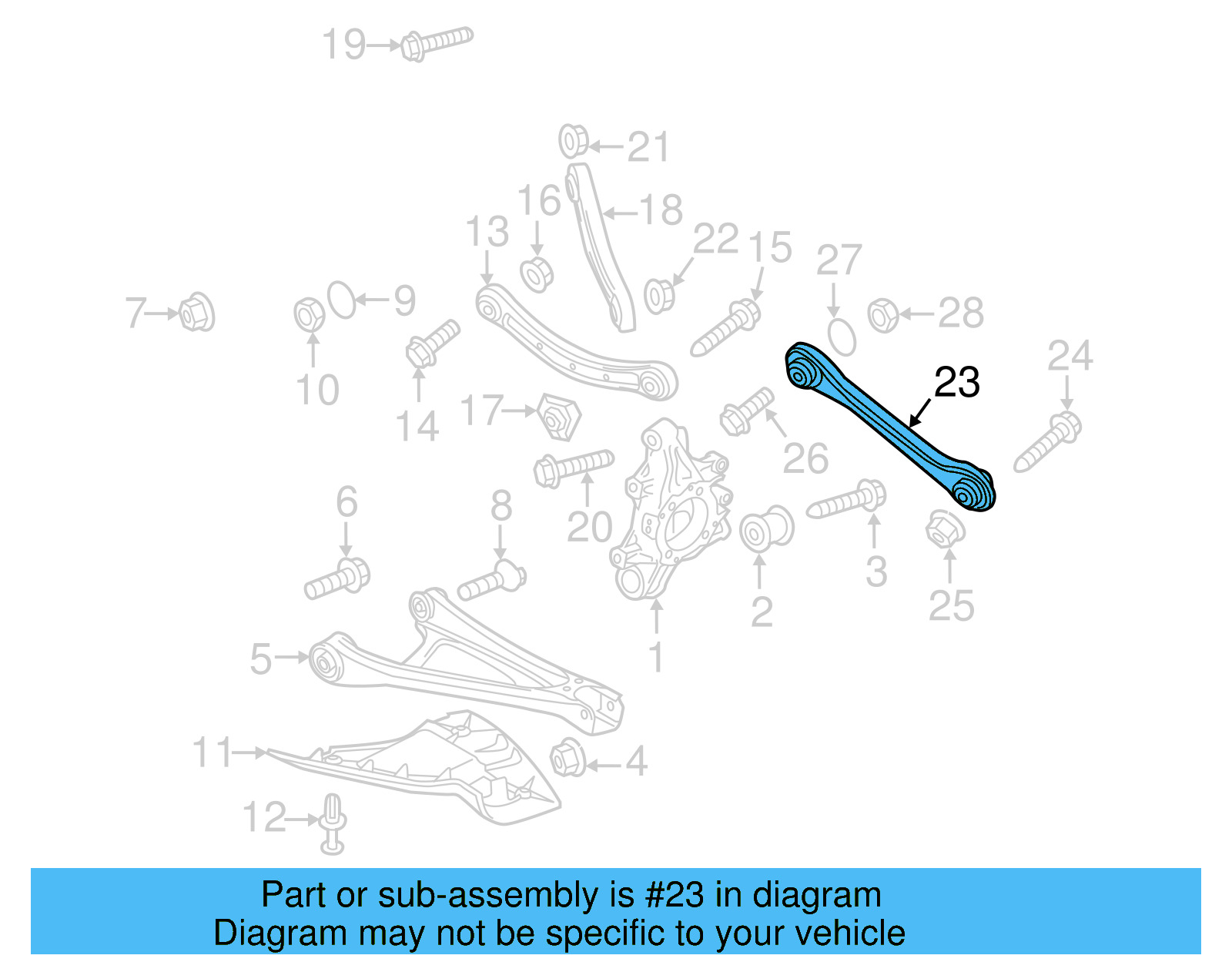 Track Bar 7P0-501-530 - View 3