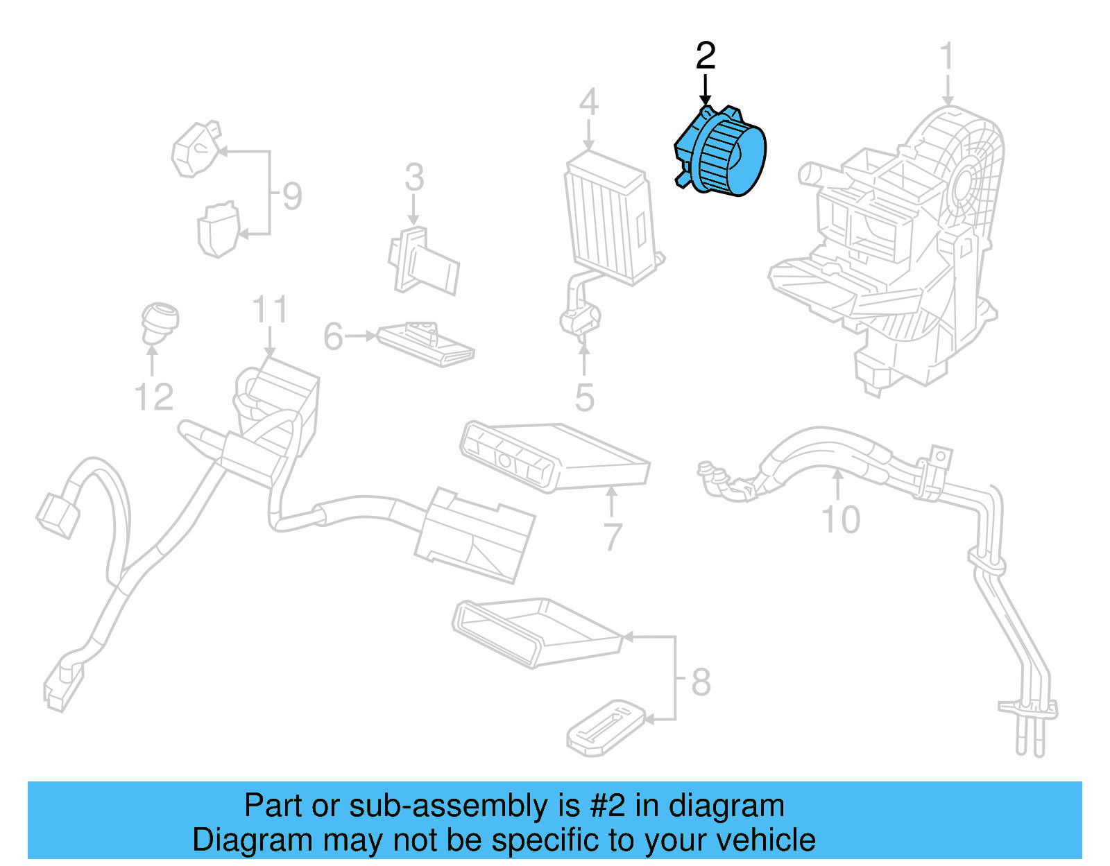 Blower Motor 7B0-819-015-A - View 6