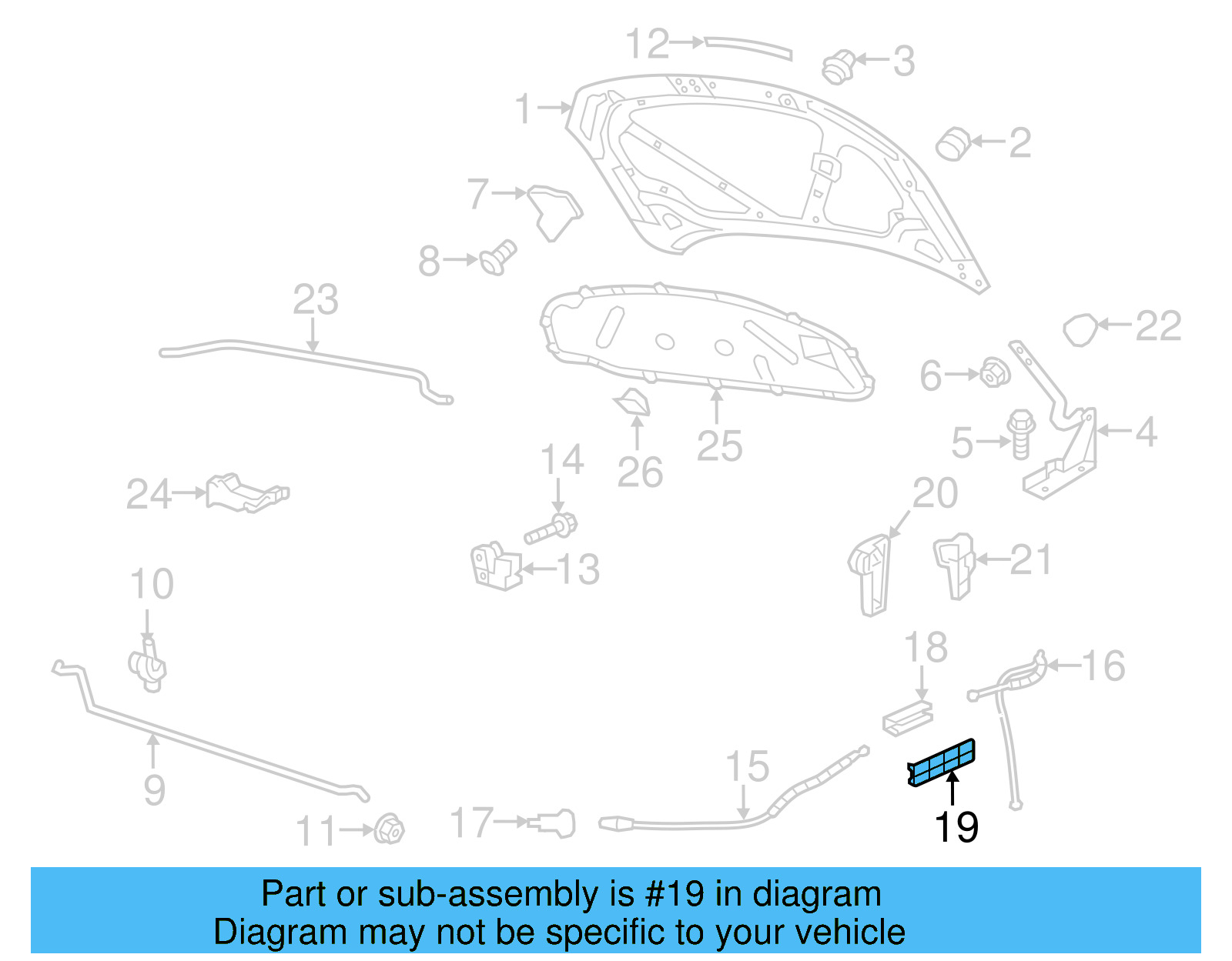 Release Cable Cover 6R0-823-347 - View 22