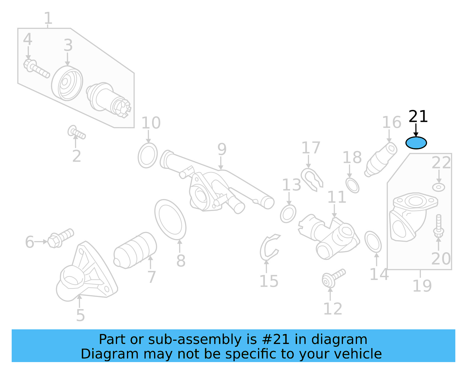 Flange Seal 03H-121-041-A - View 30