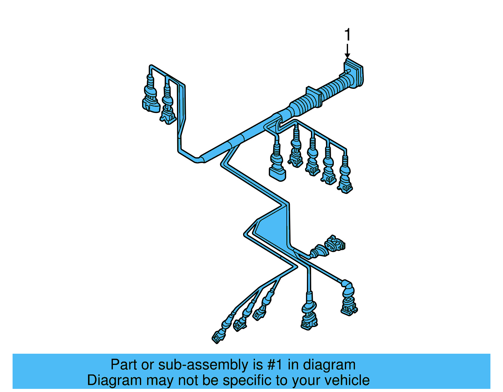 Engine Harness 3B1-971-072-BE - View 2