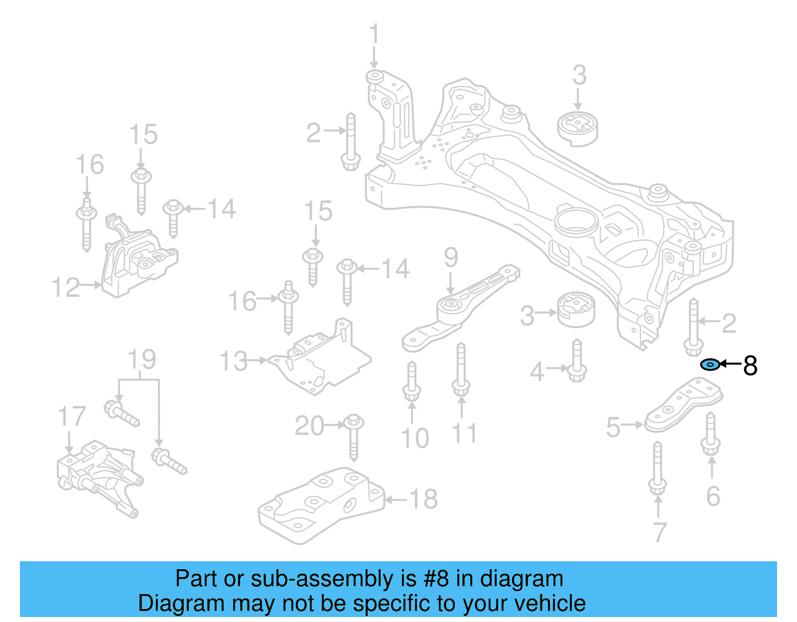 Side Support Washer 7H0-419-713 - View 18