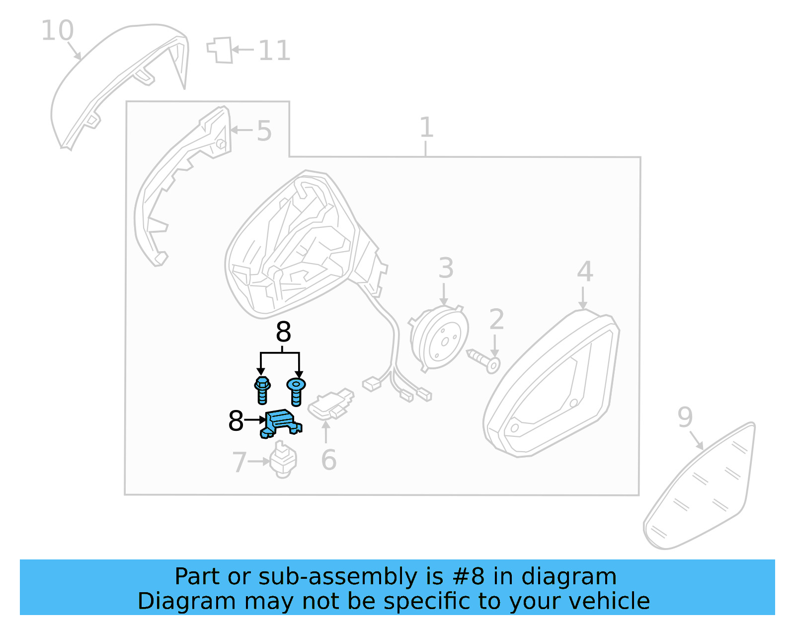 Camera Bracket 3G0-857-689 - View 4