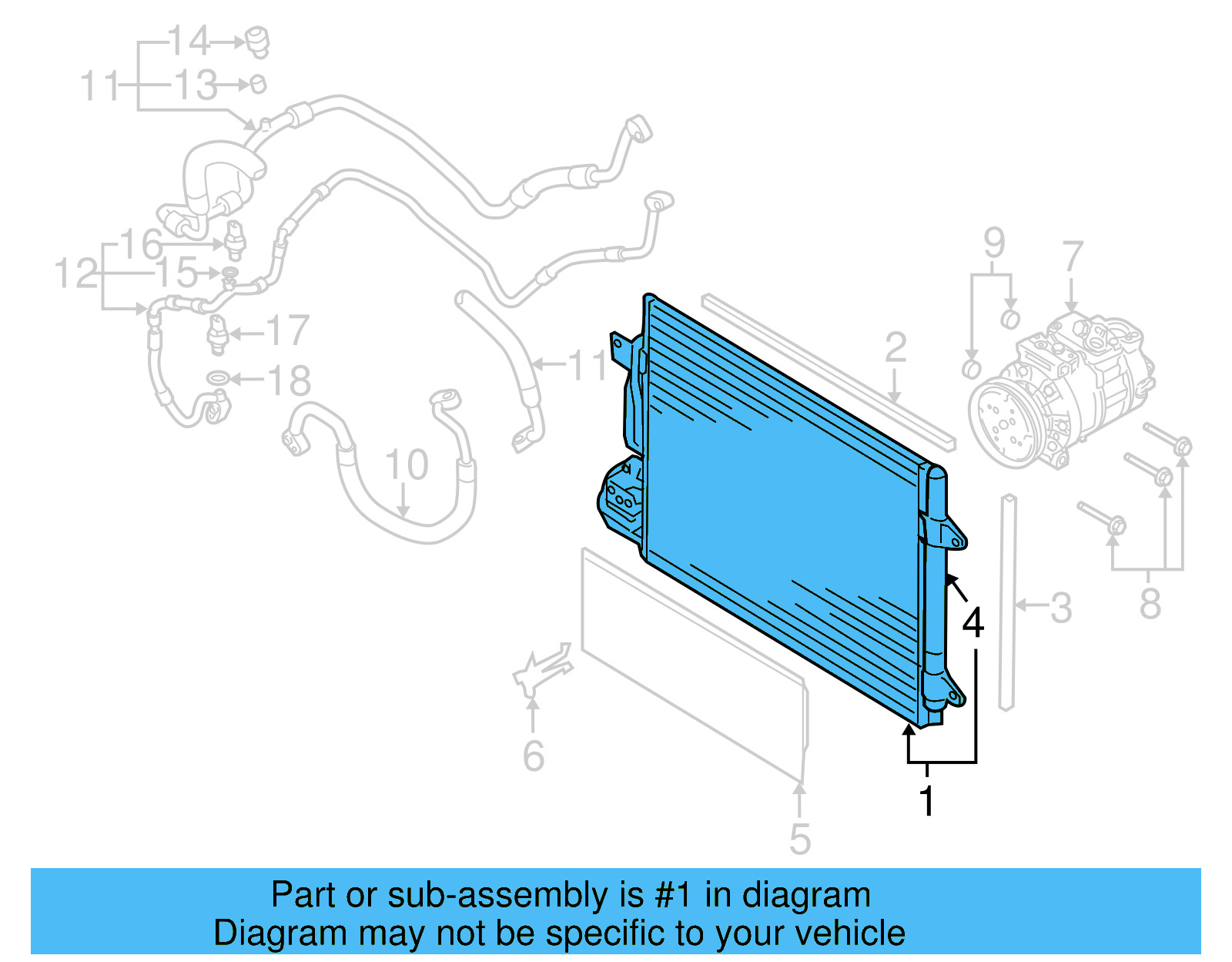 Condenser 1K0-820-411-Q - View 29