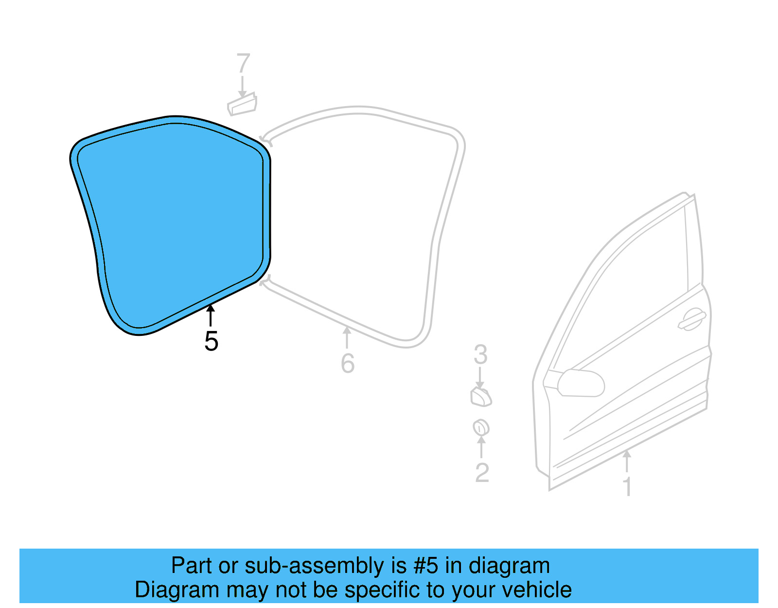 Door Weather 5N0-837-701-A-5AP