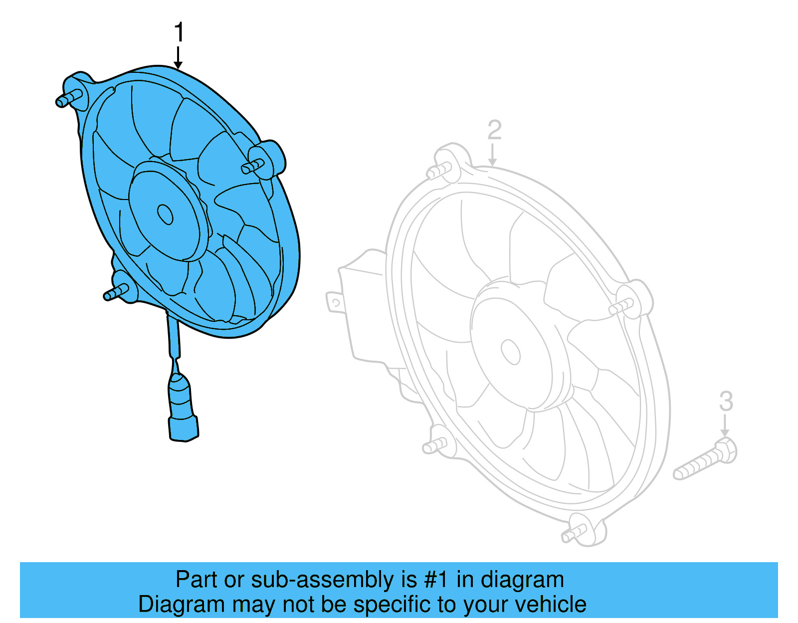 Fan Assembly 3B0-959-453-B - View 4