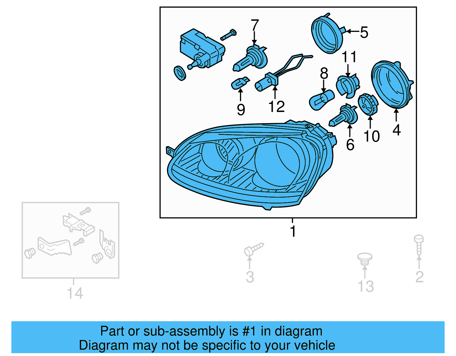 Headlamp Assembly 1K6-941-006-S - View 10