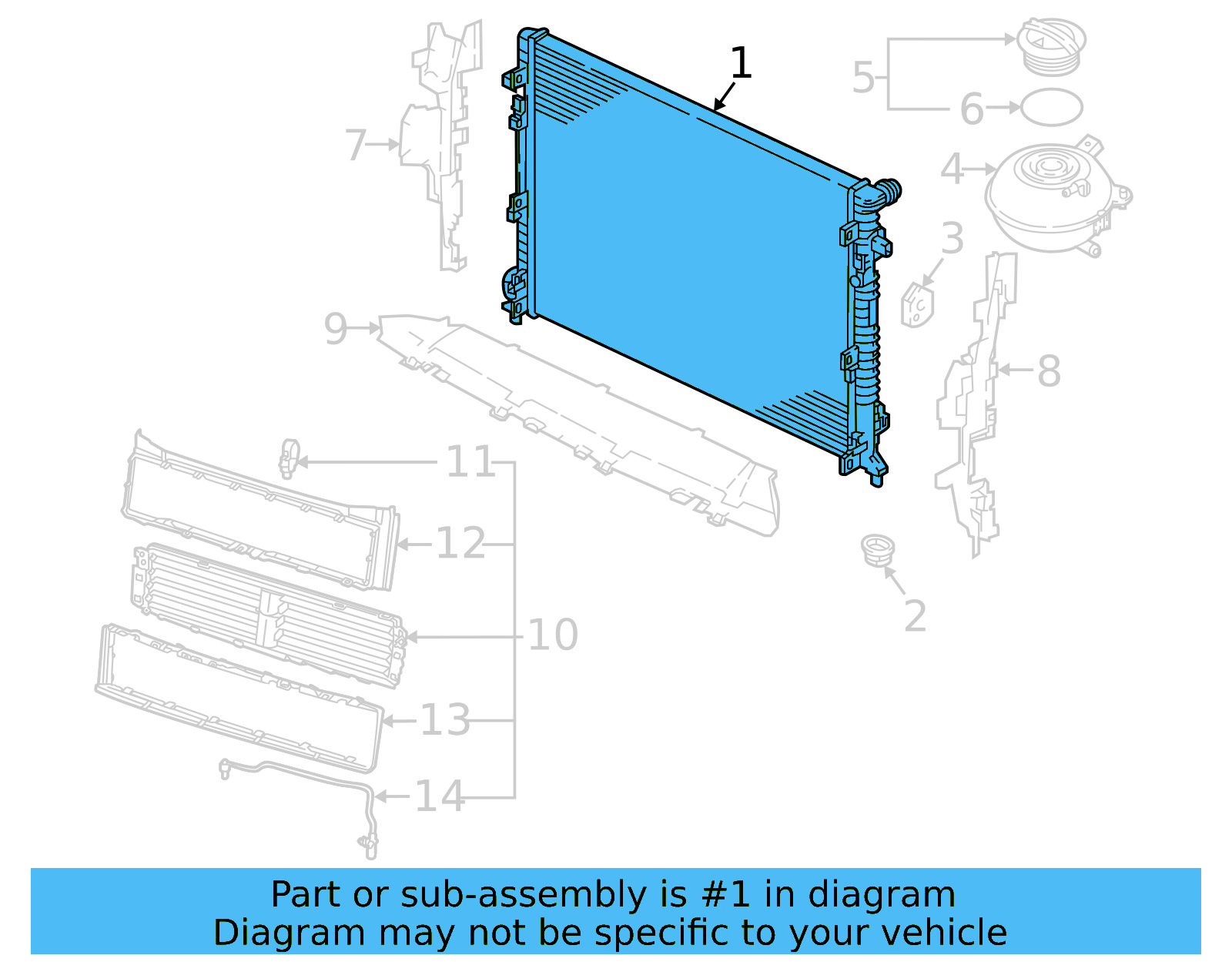 Radiator 3QF-121-251-C - View 4
