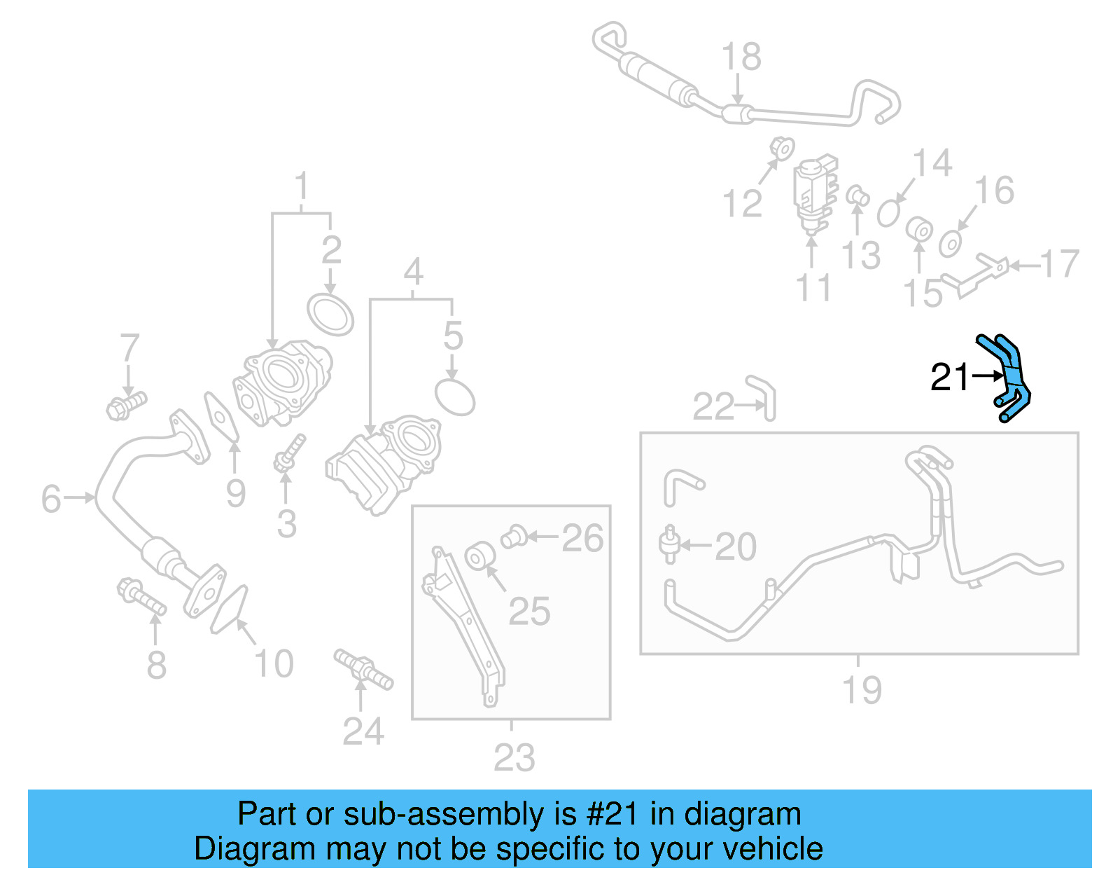 Vacuum Hose 03L-131-055-DS - View 7
