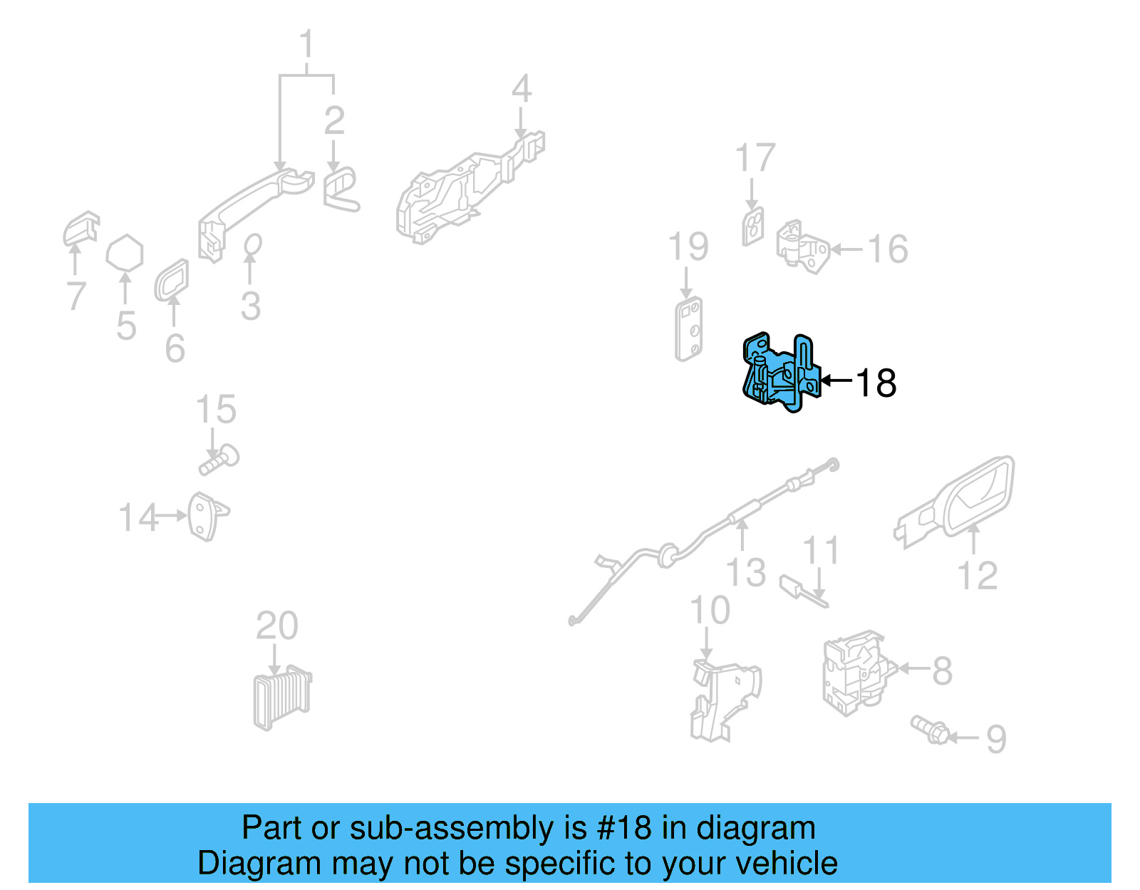 Lower Hinge 1K4-833-412-Q - View 25