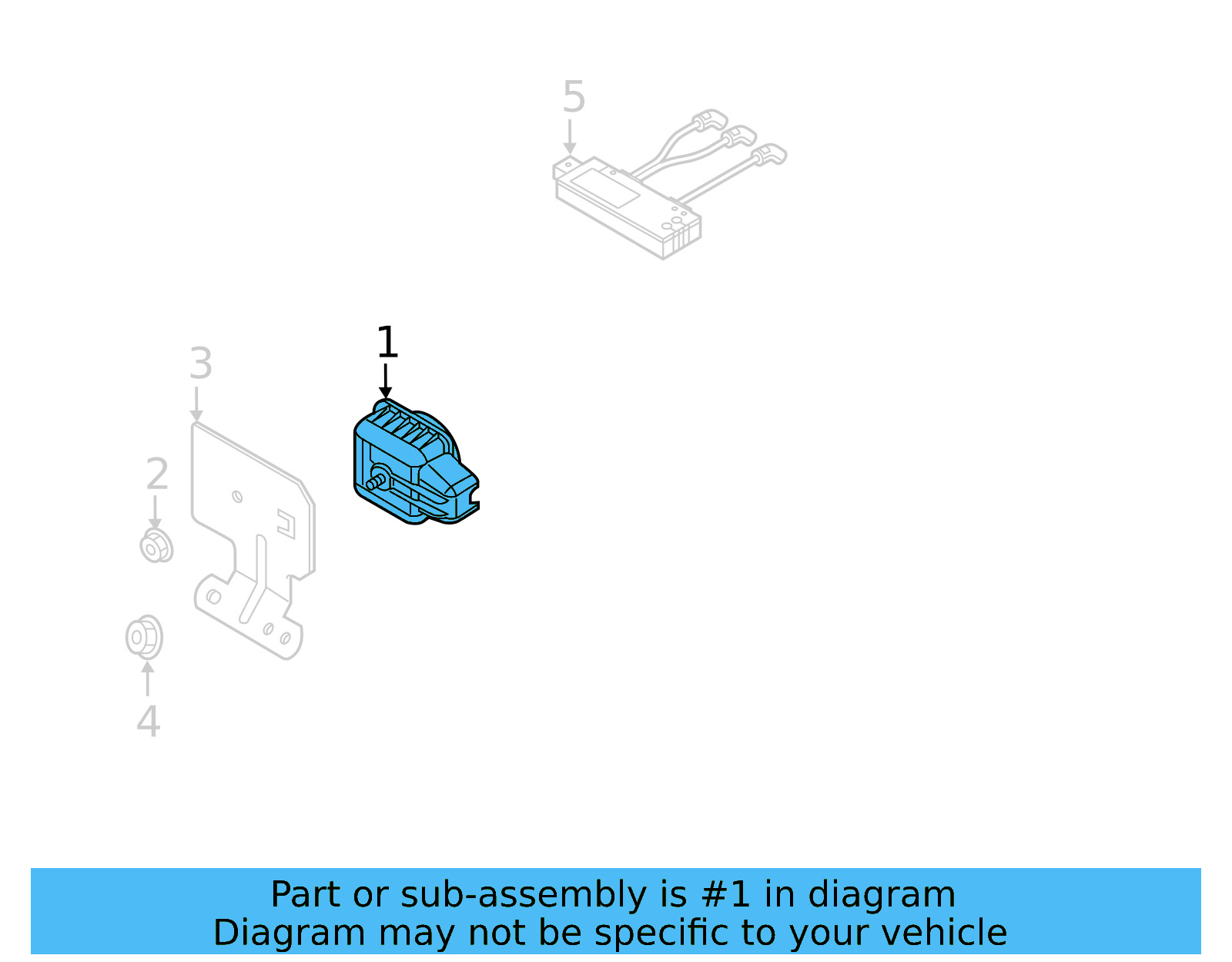 Alarm Horn 5Q0-951-605-B - View 4