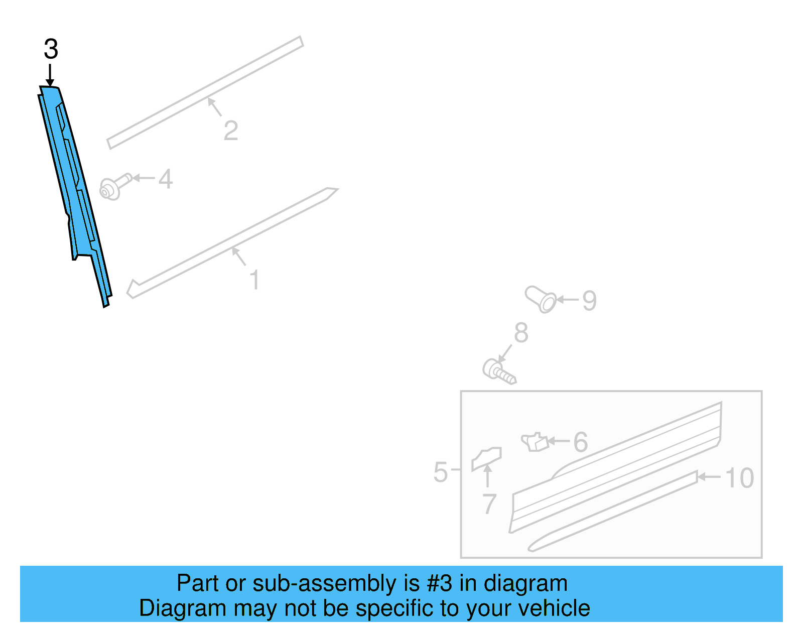 Front Trim 5NN-839-902-A-041 - View 4